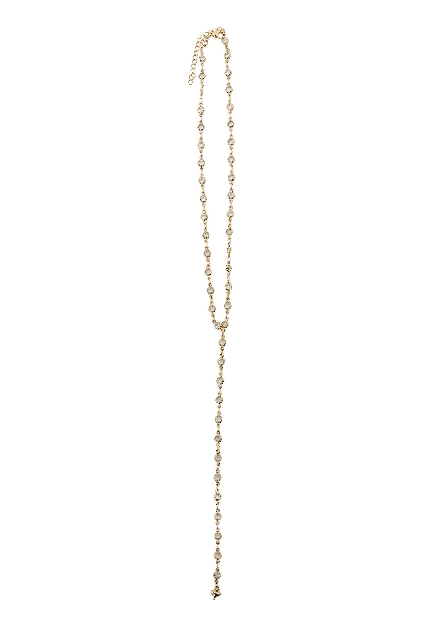 Chain Detailed Necklace - GOLD