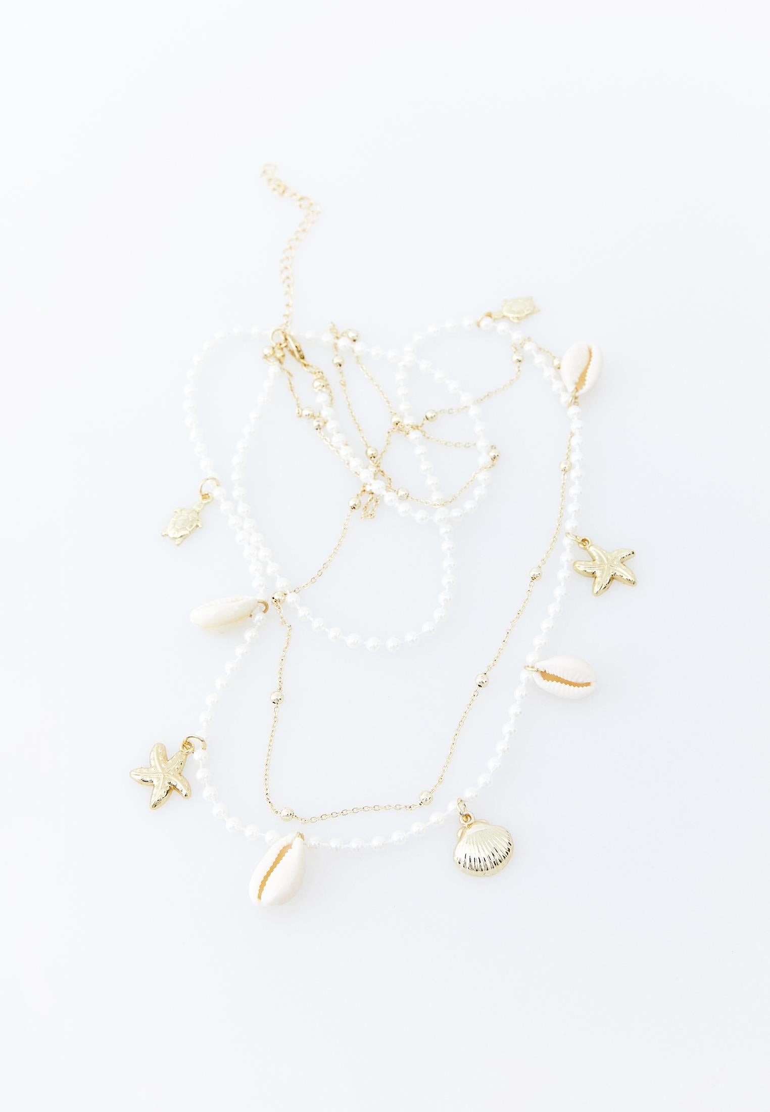 Women's Necklace Jewelry Set - GOLD
