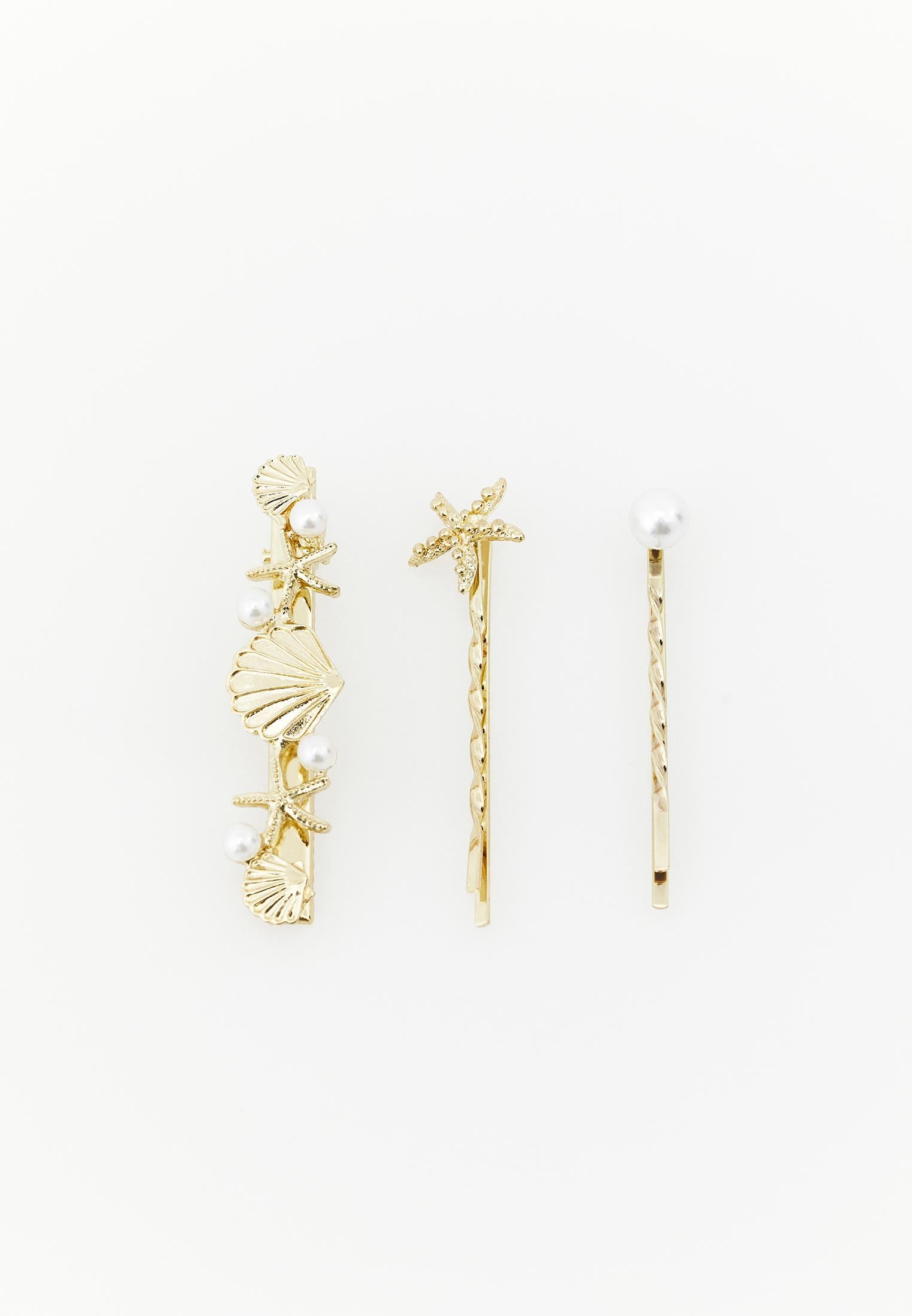 Hair Clip Set - GOLD