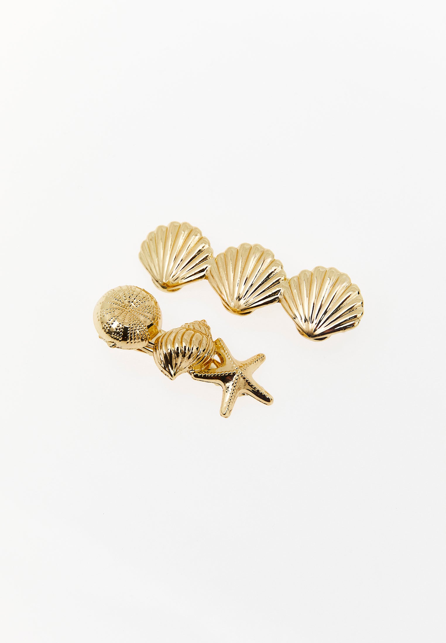 Modern Hair Clip Set - GOLD