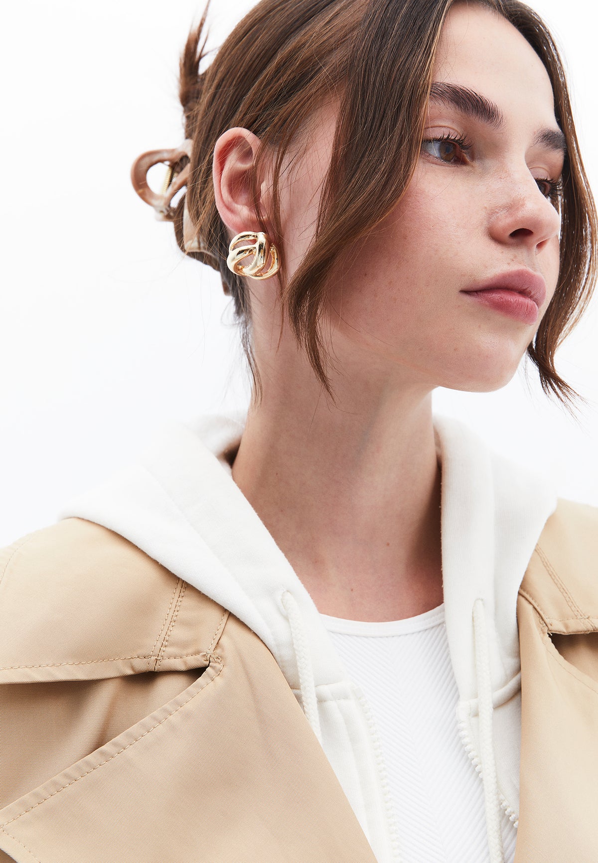 Modern Design Earring - GOLD