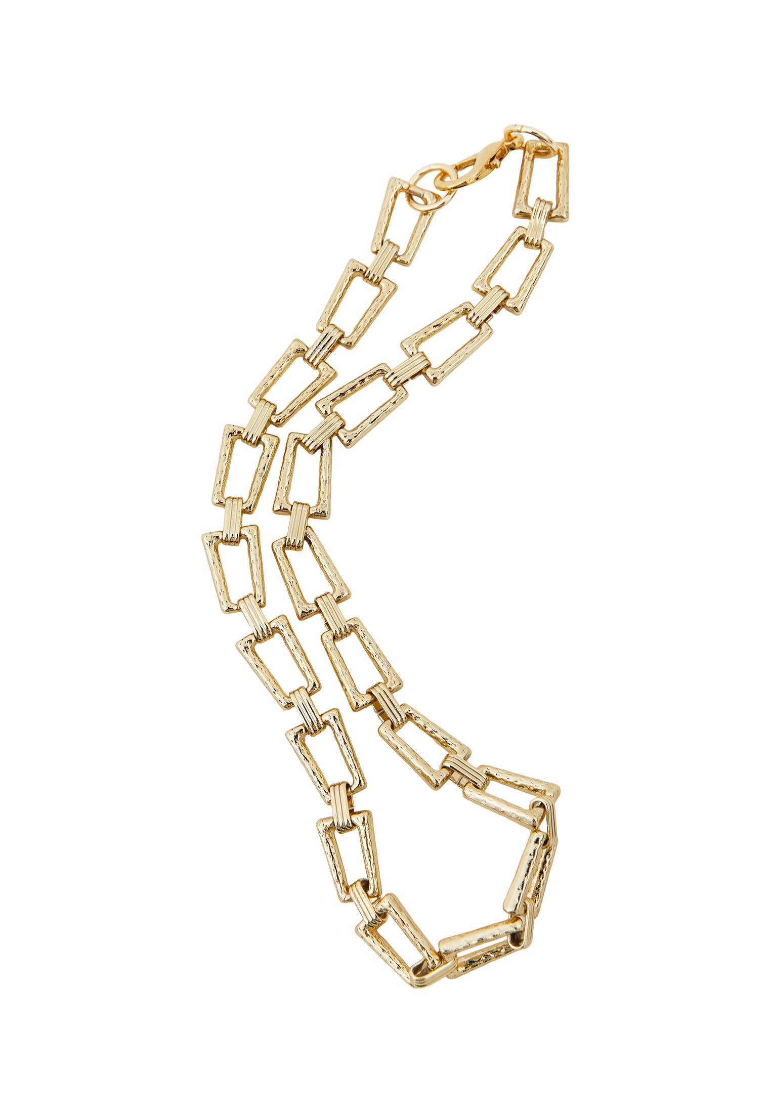Eye-Catching Necklace Model - GOLD