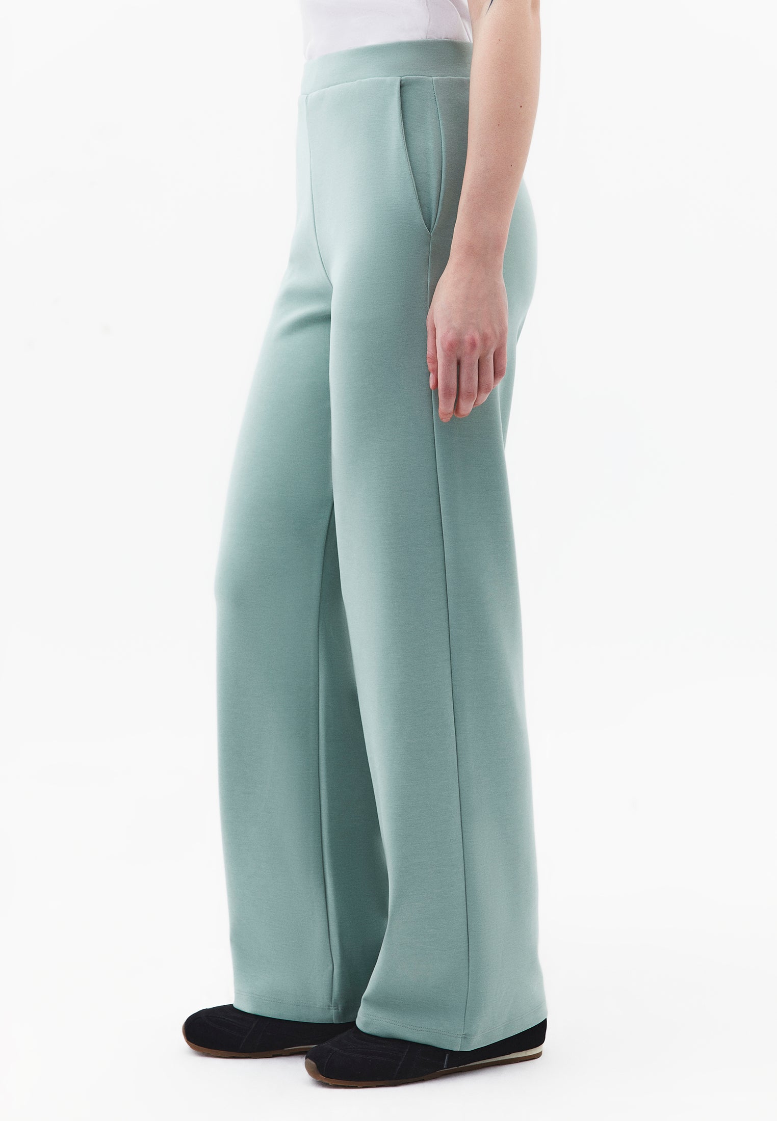 Straight Leg High Waist Sweatpant - GREEN BAY