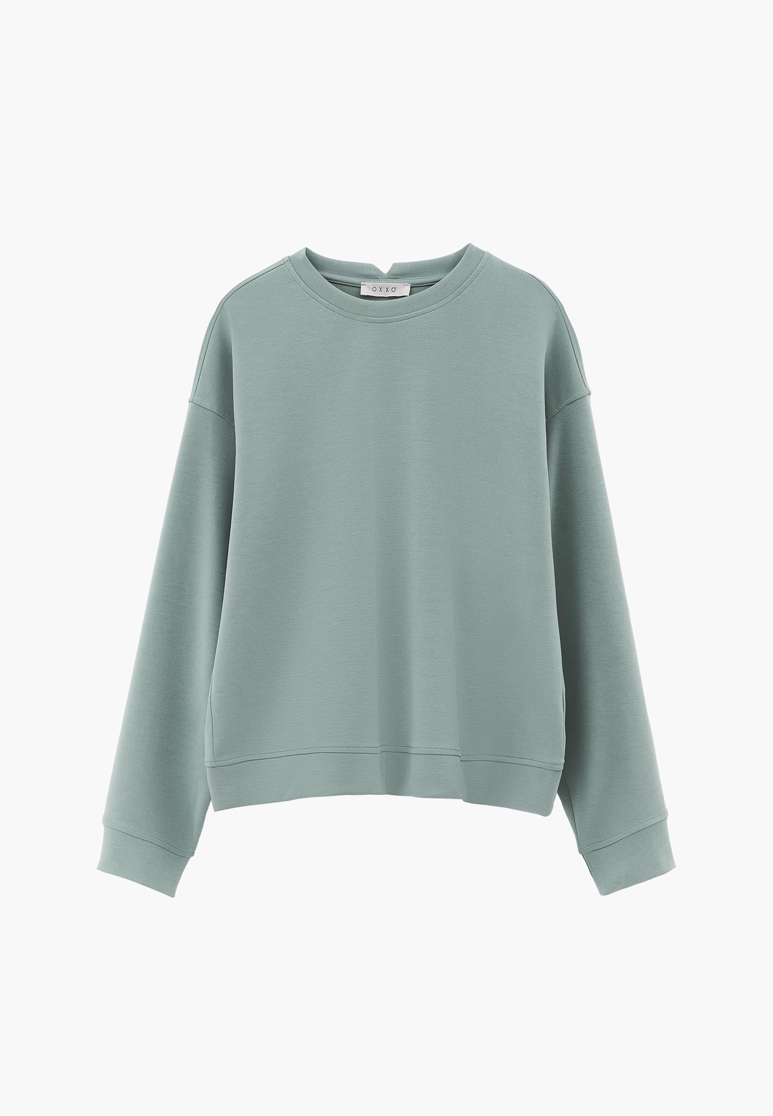 Crew Neck Long Sleeve Sweatshirt - GREEN BAY