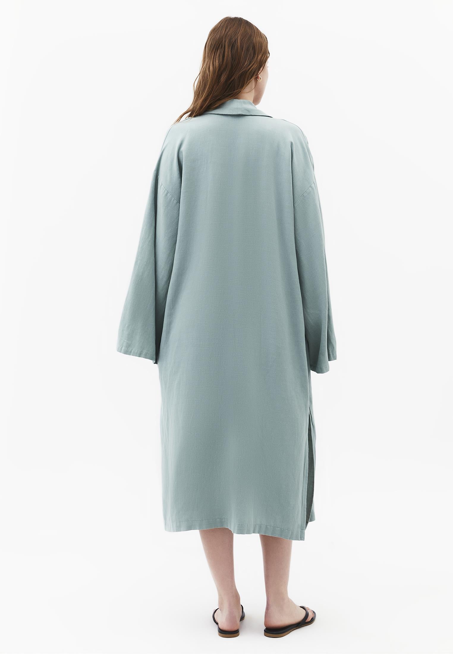 Long Oversize Kimono - GREEN MILIEU