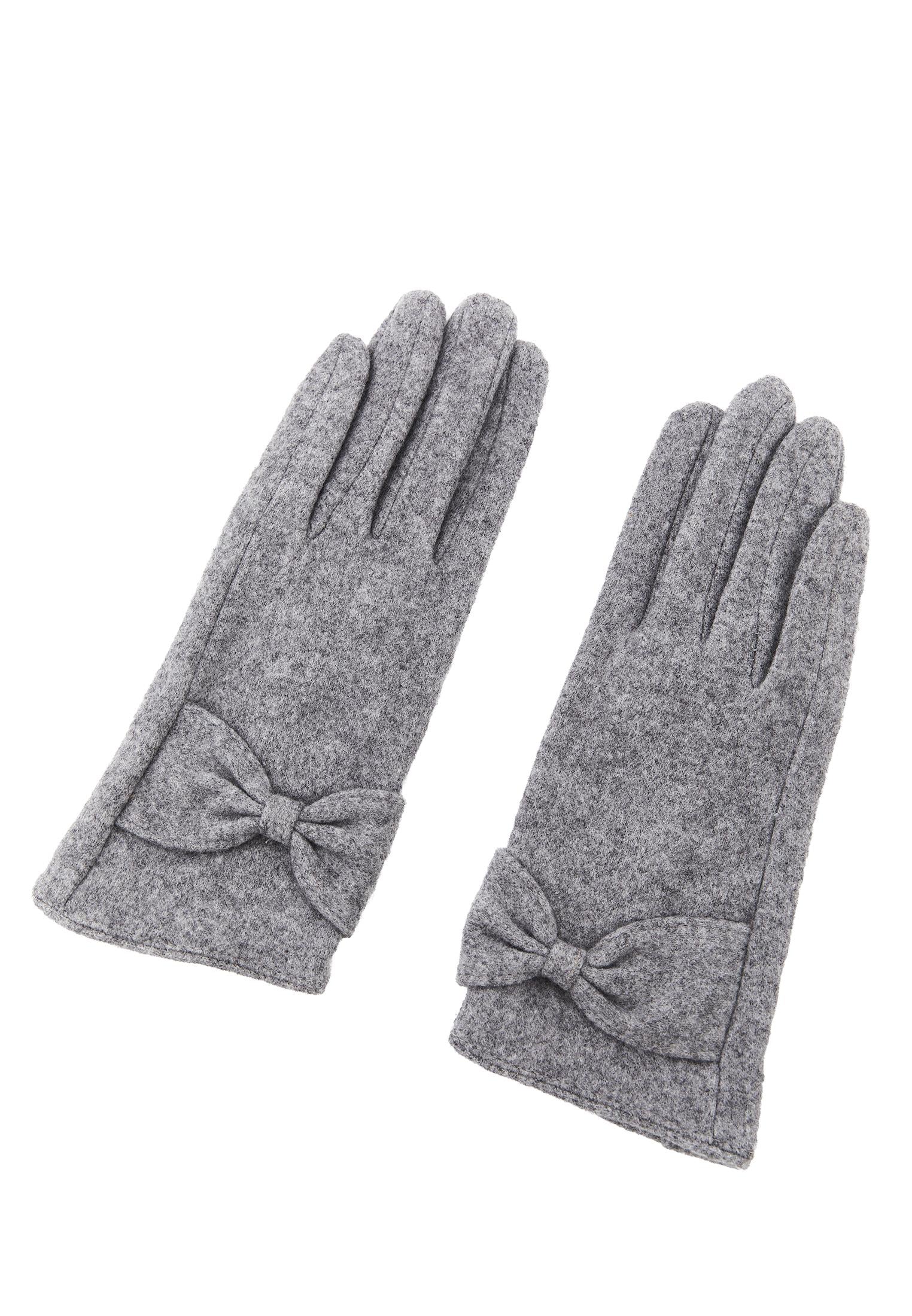 Winter Season Outfit Complementary Glove - GREY MELANGE