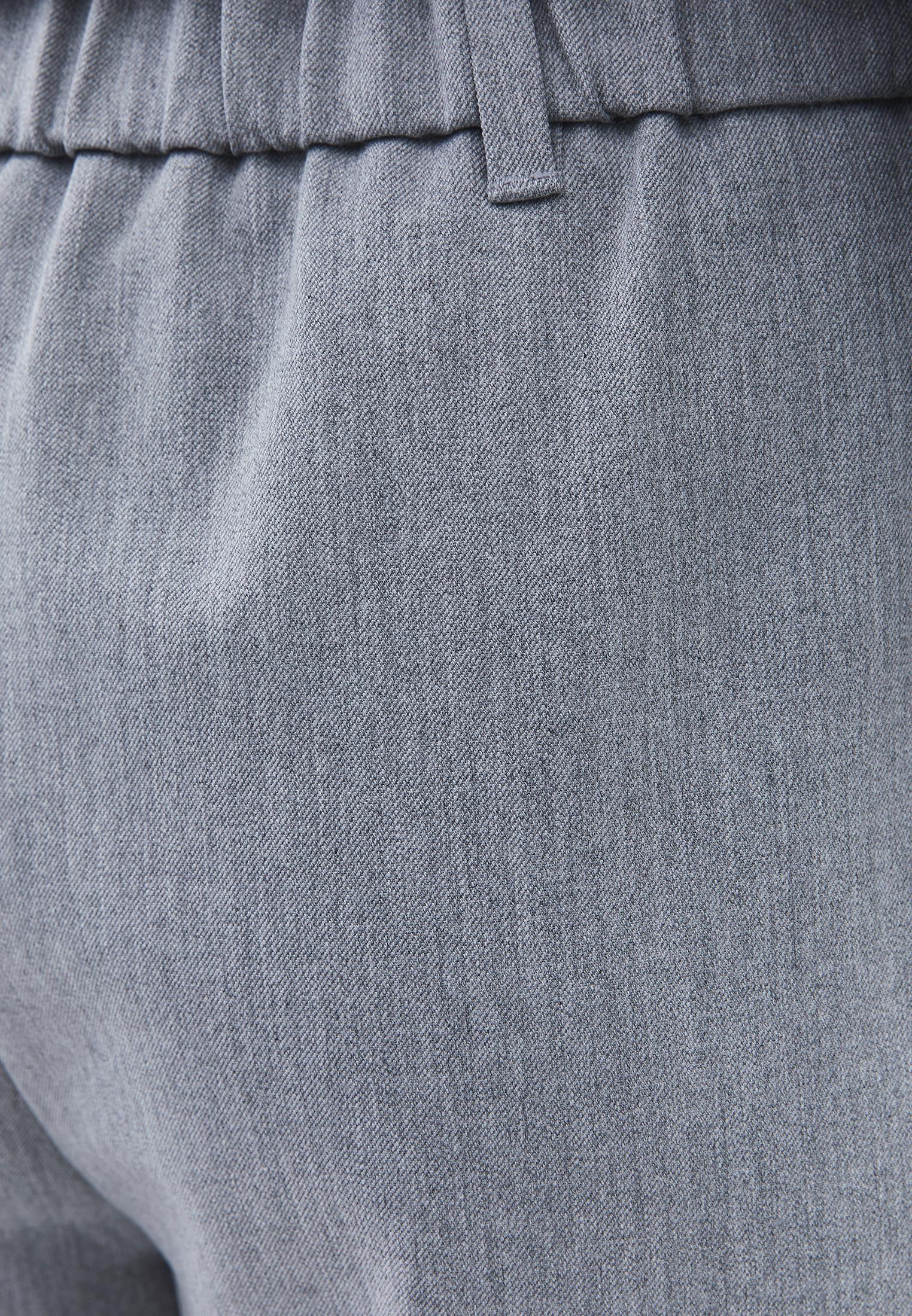 Balloon Form Pleated Standard Carrot Leg Pants - GREY MELANGE