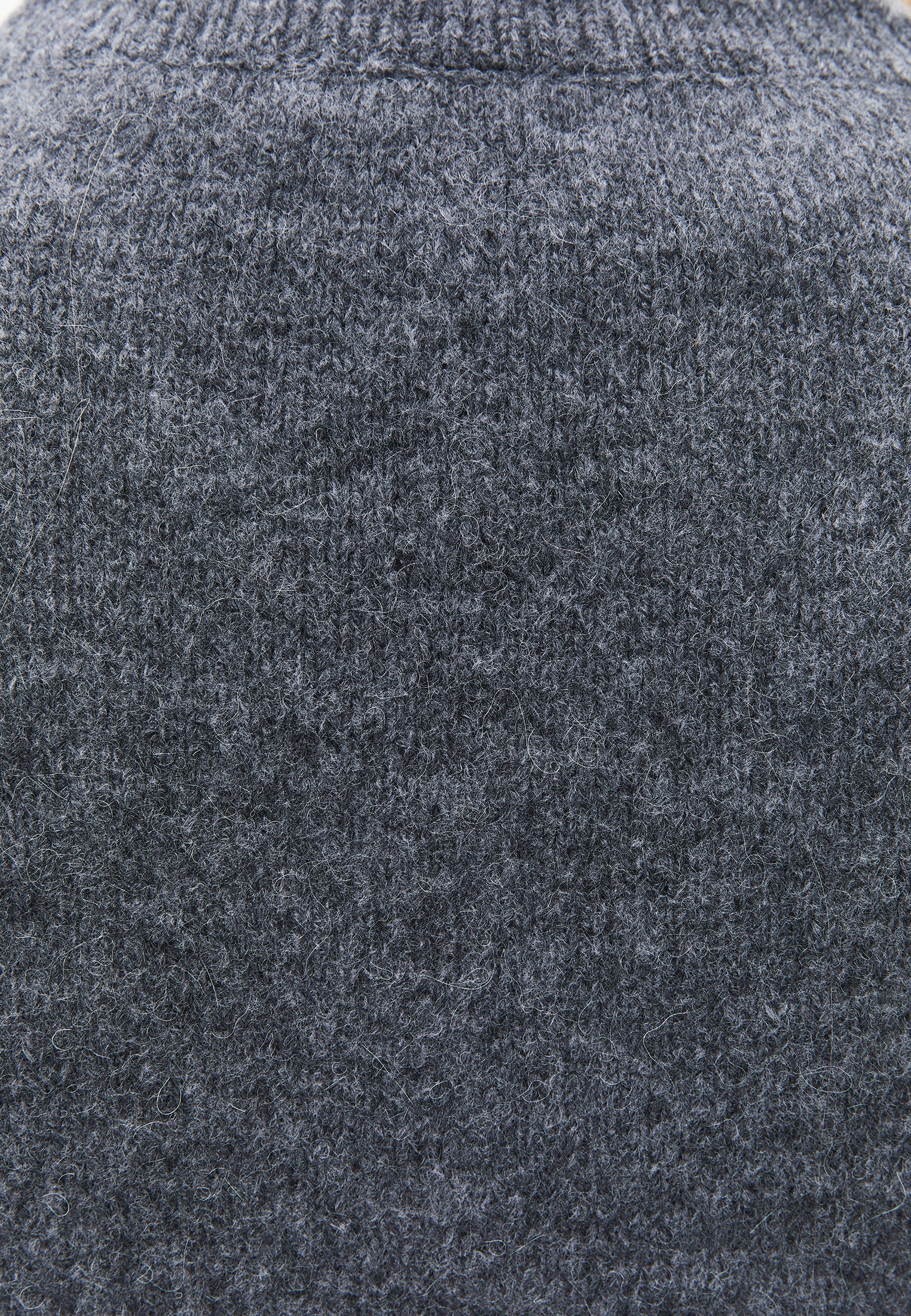 V Neck Short Comfortable Knit Vest - GREY MELANGE