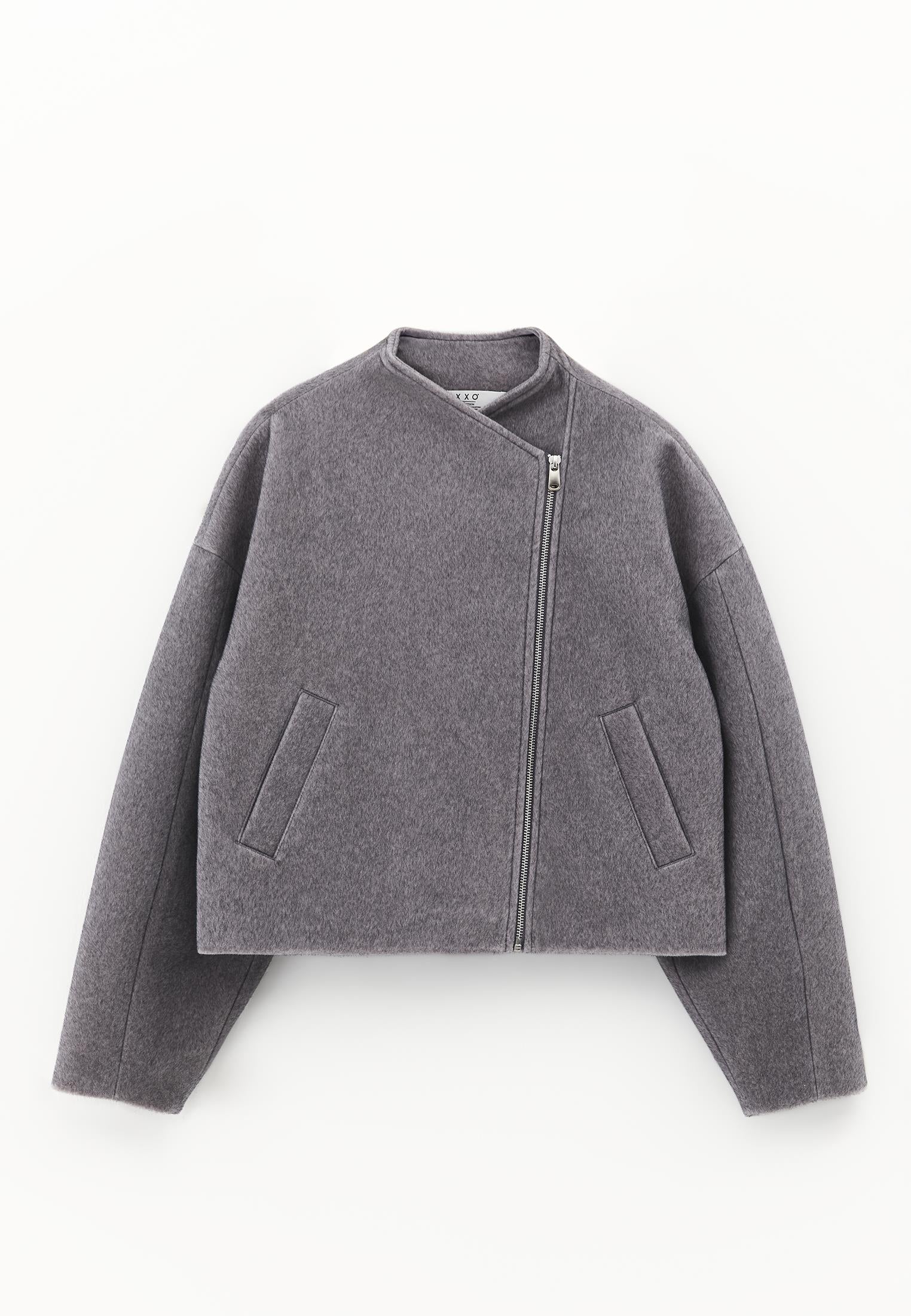 Women's Outerwear Coat - GREY MELANGE