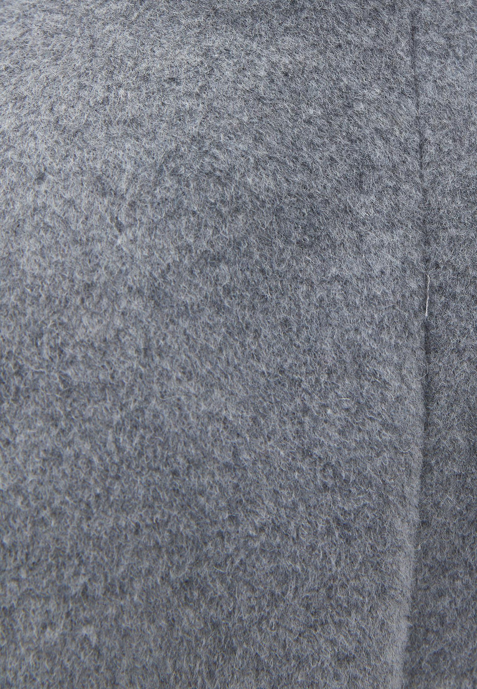 Long Loose Coat With Shirt Collar - GREY MELANGE
