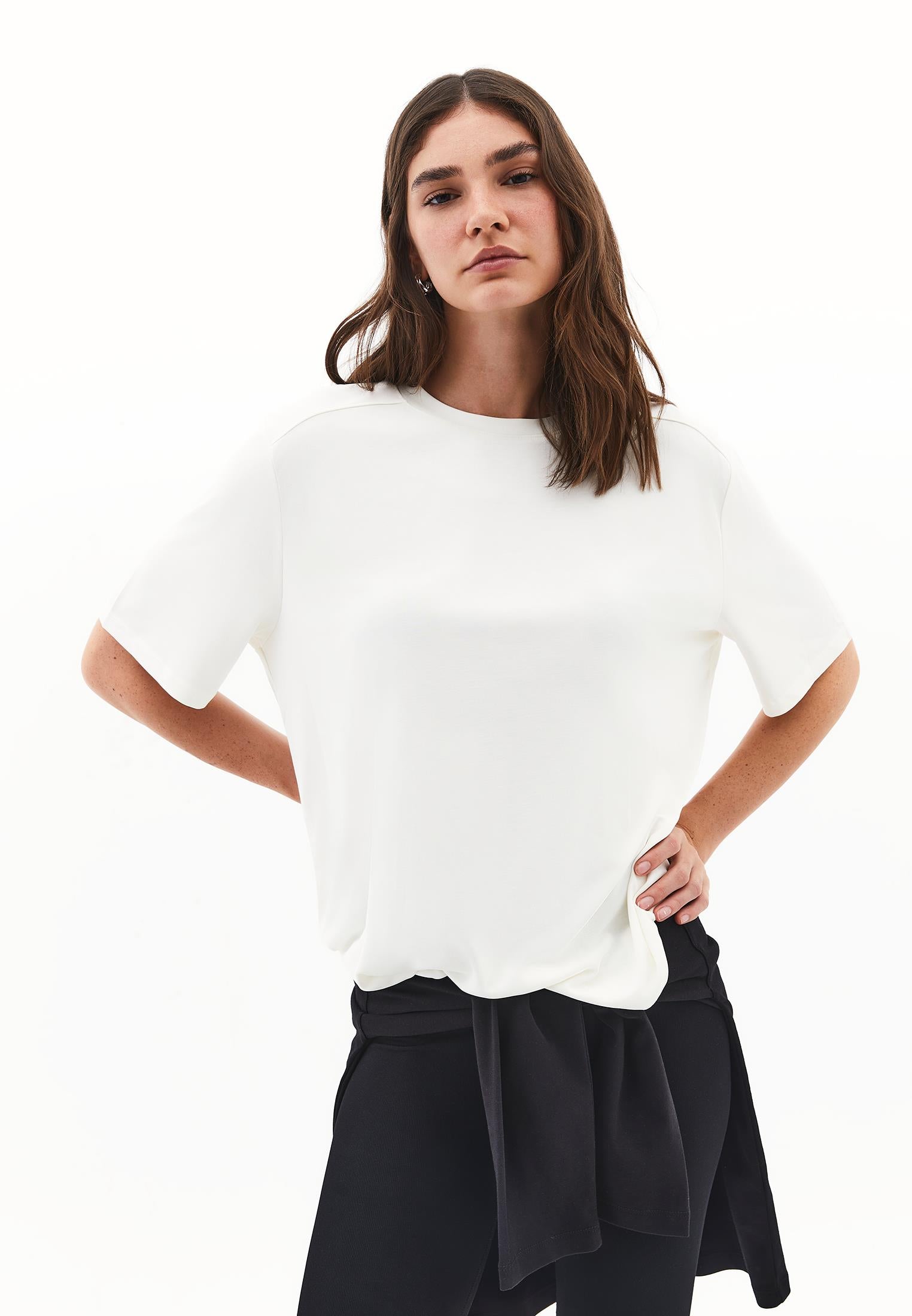 Oversize Tunic T-Shirt - ICE MILK