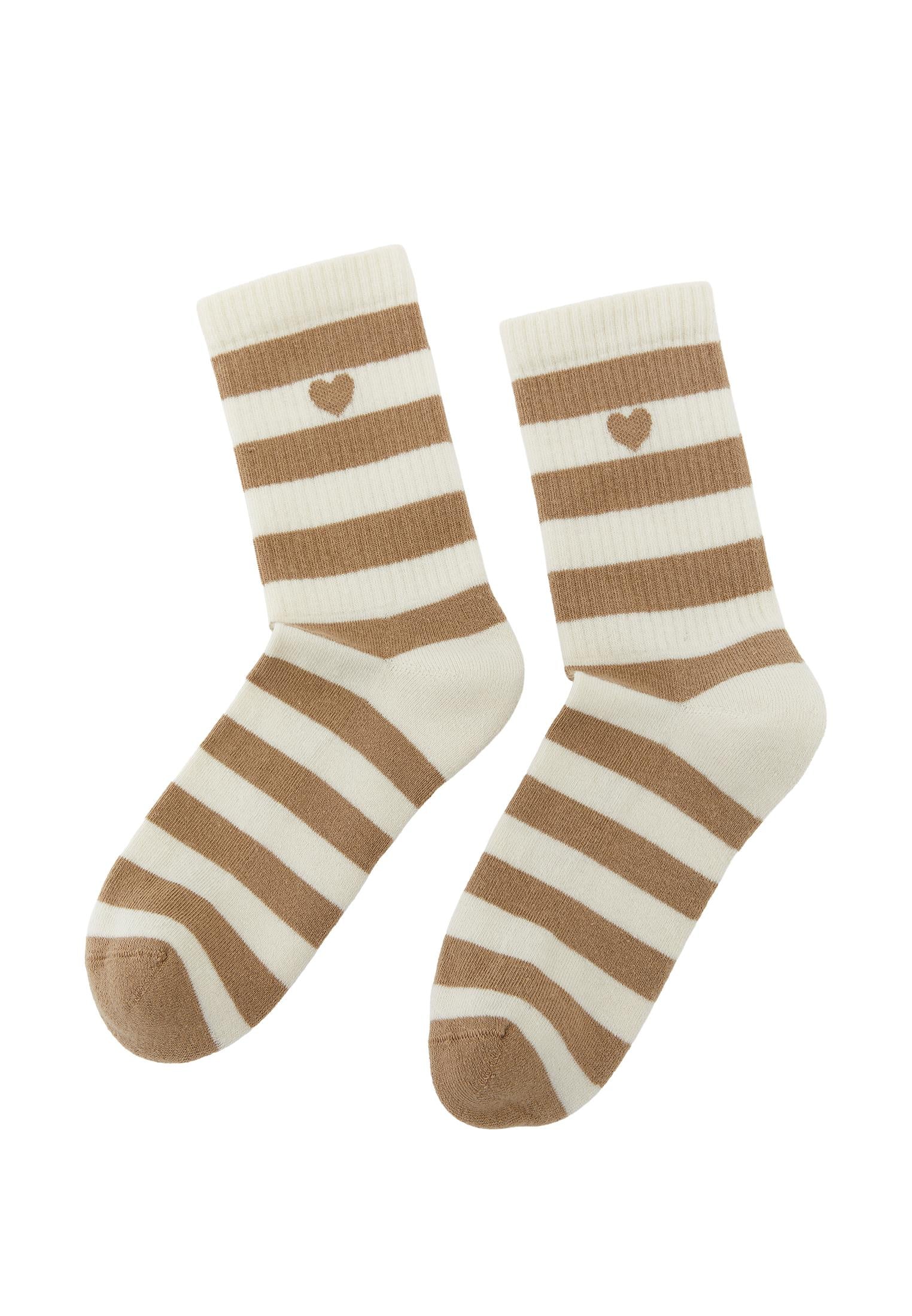 Modern Women Winter Sock - TURTLEDOVE/ICE MILK