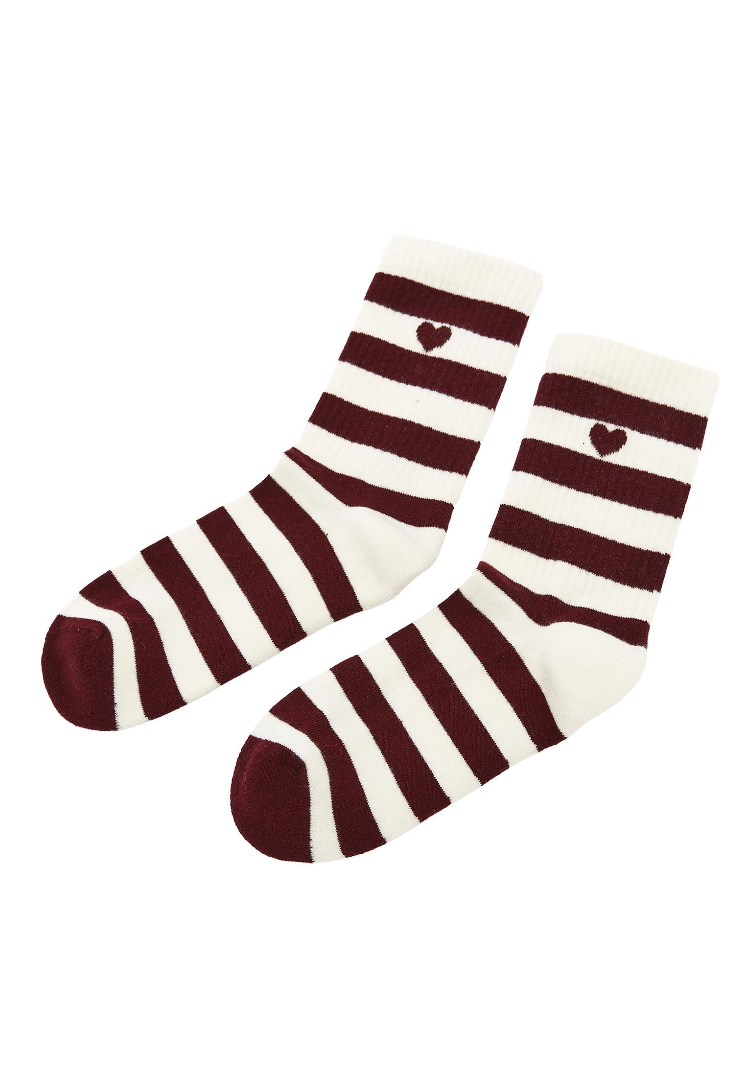 Modern Women Winter Sock - CABARNET/ICE MILK