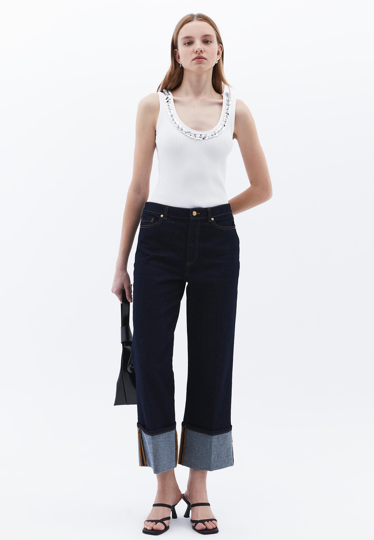 Ribbed Tank - ICE MILK
