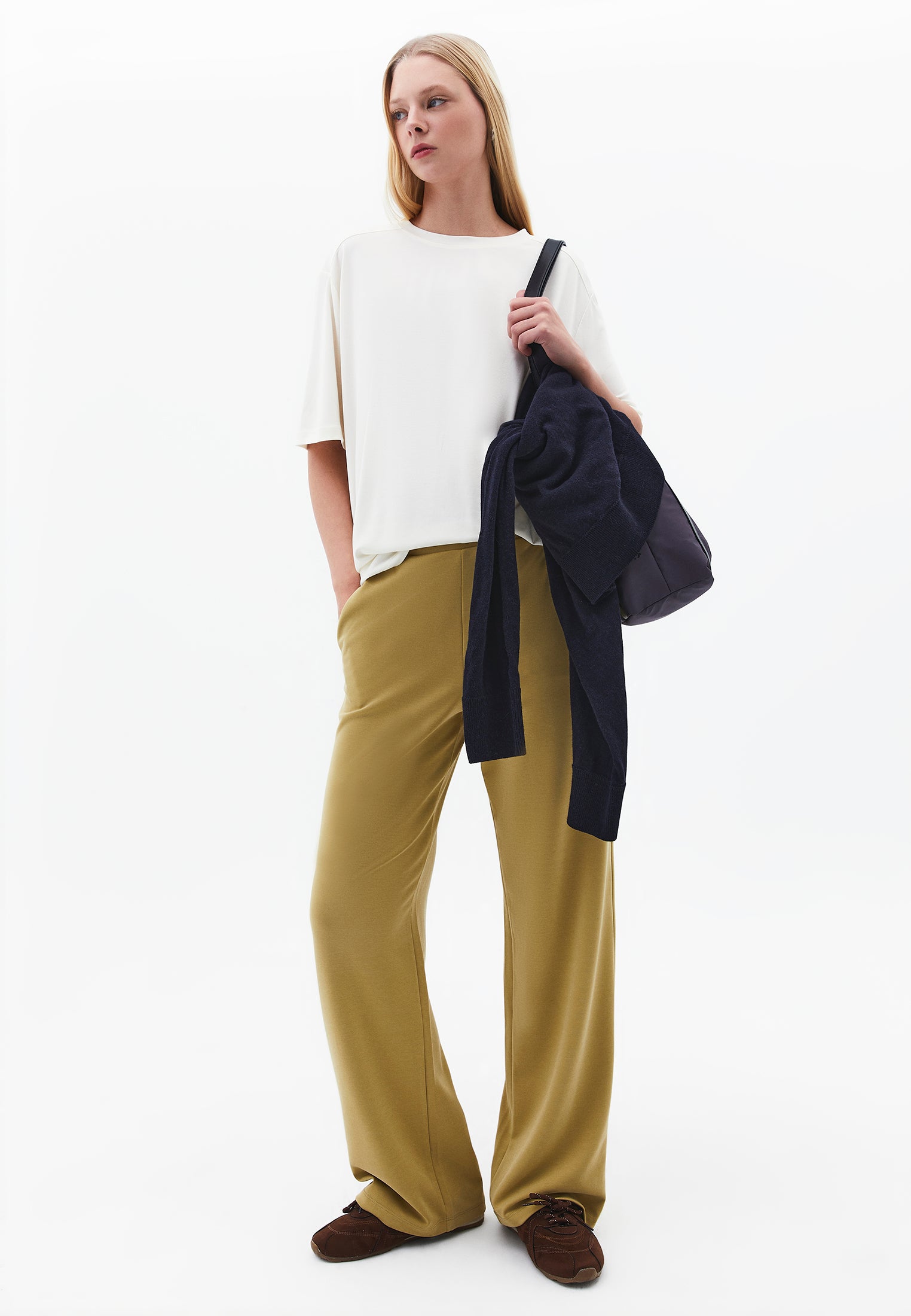Oversize Modal Tunic - ICE MILK