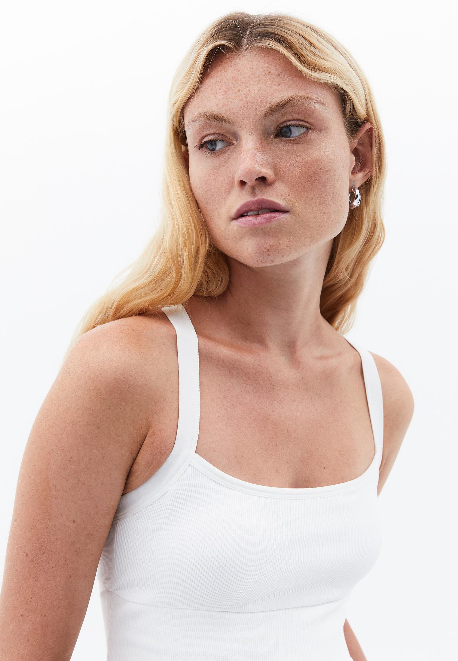 Halter Neck Cropped Top - ICE MILK