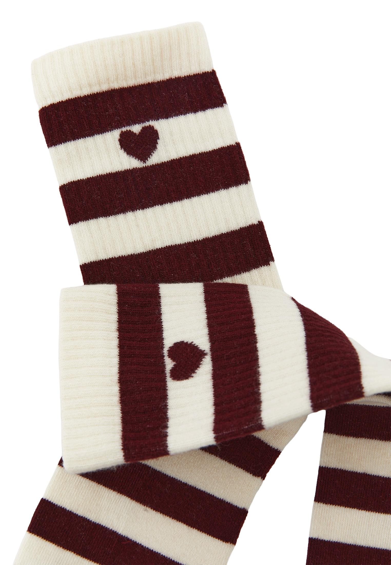 Modern Women Winter Sock - CABARNET/ICE MILK