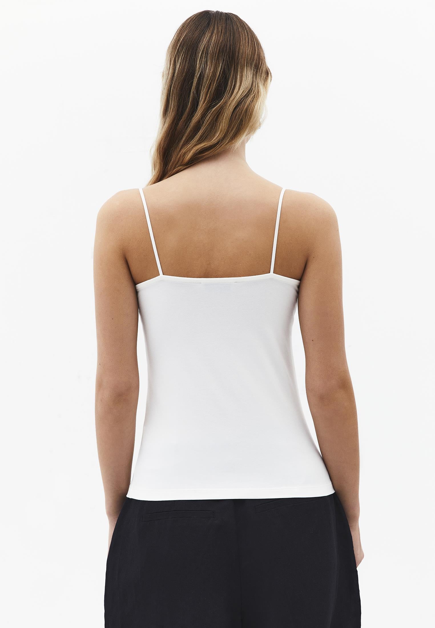 Wide Neck Tank Top - ICE MILK