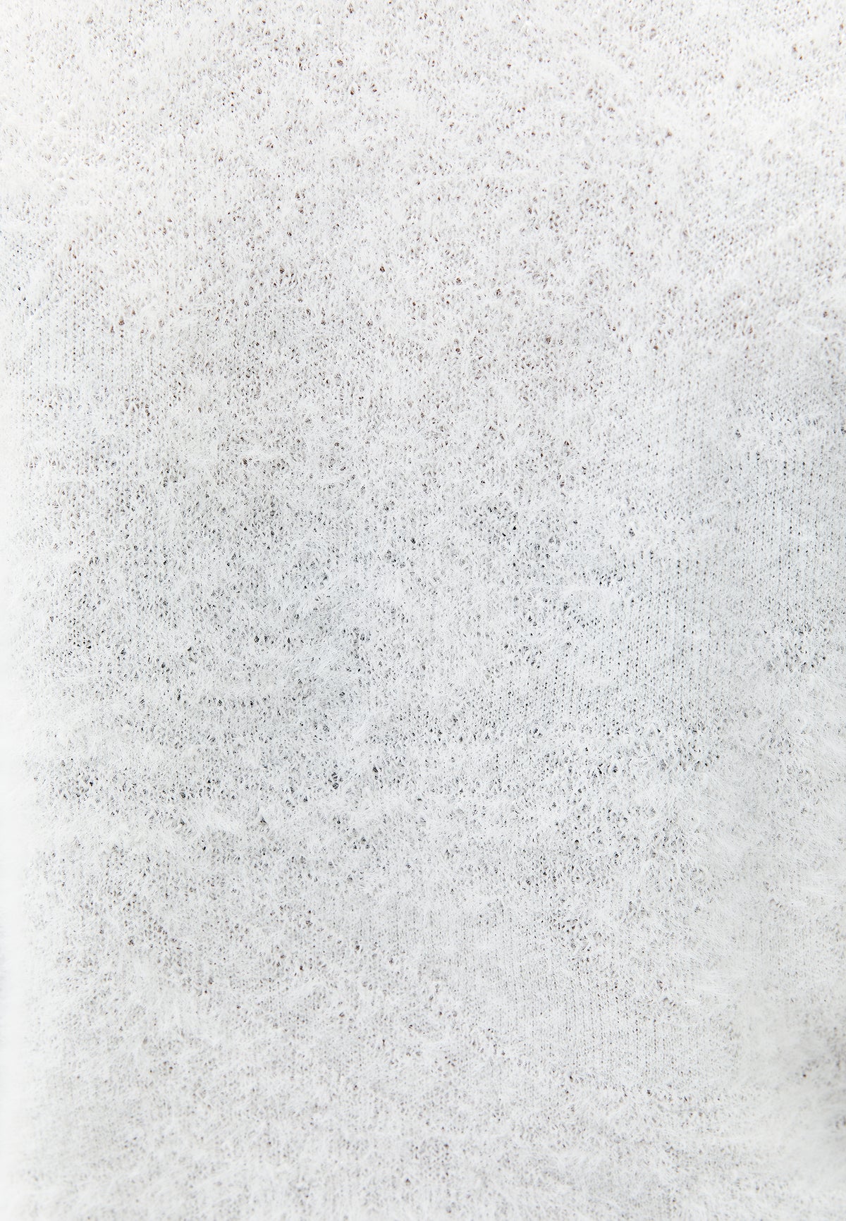 Wrap Neck Long Sleeve Knit Looking Sweater - ICE MILK