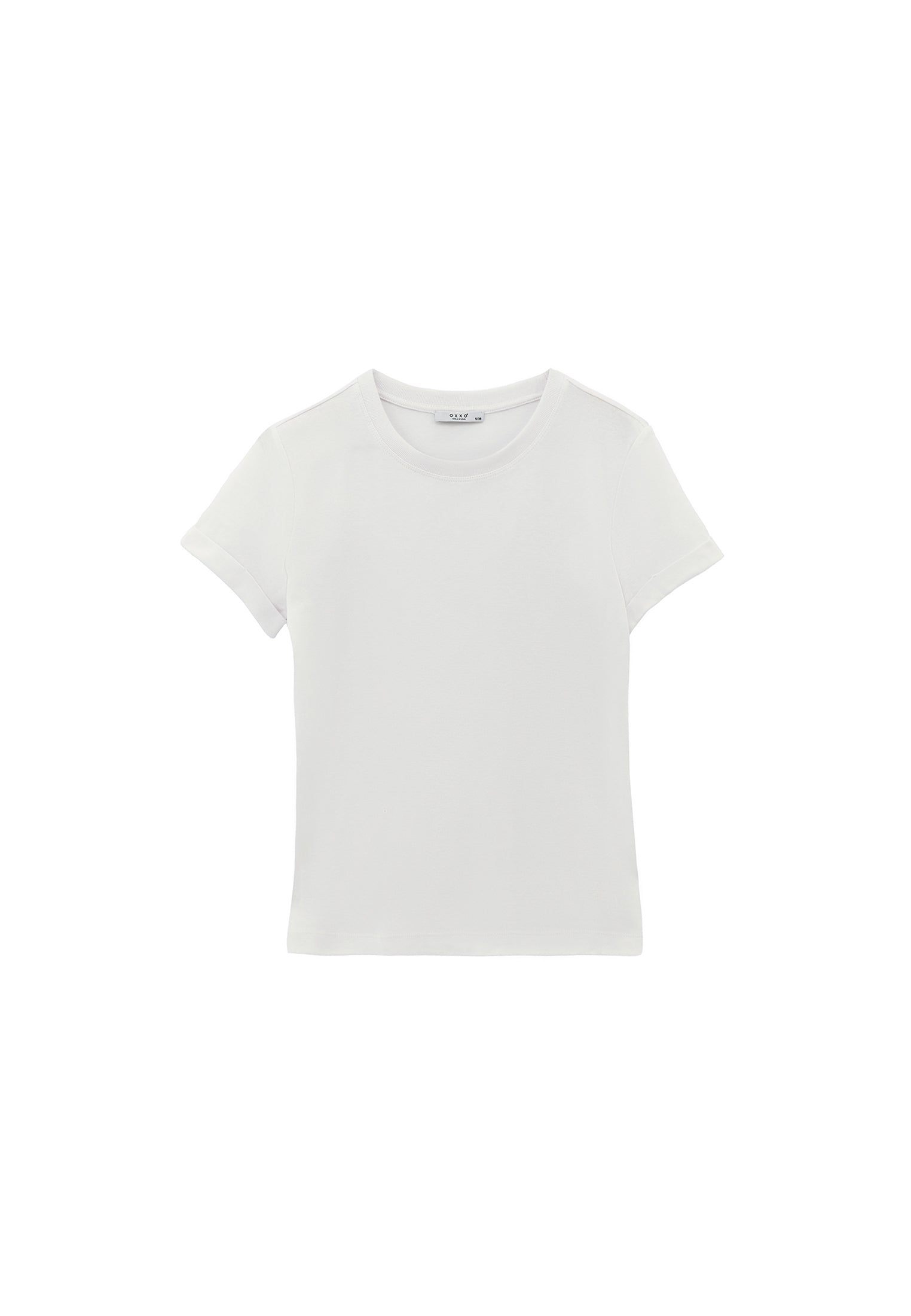 Women's Crew Neck Short Sleeve T-Shirt - ICE MILK