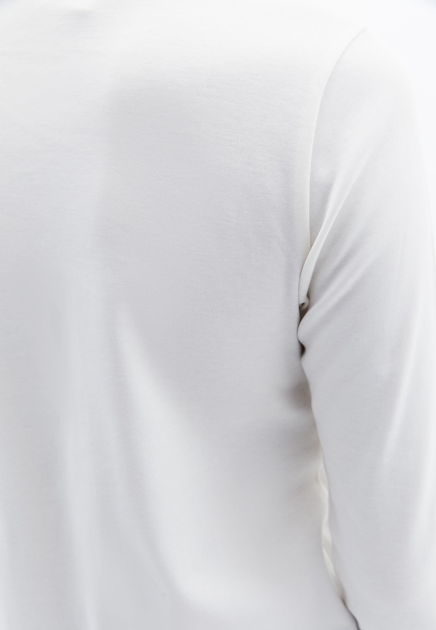 Crew Neck Long Sleeve Sweatshirt - ICE MILK