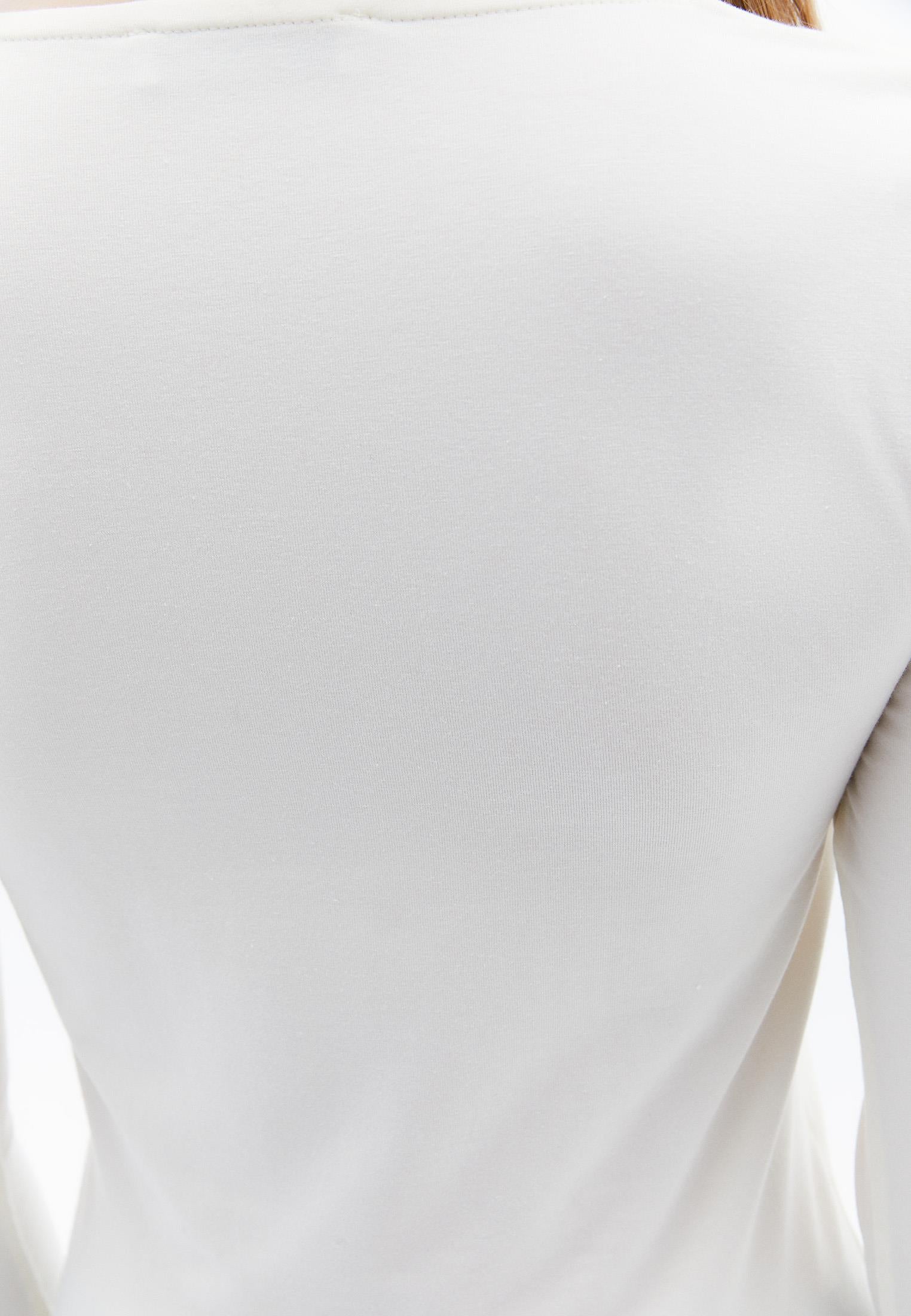 V Neck Long Sleeve T-Shirt - ICE MILK