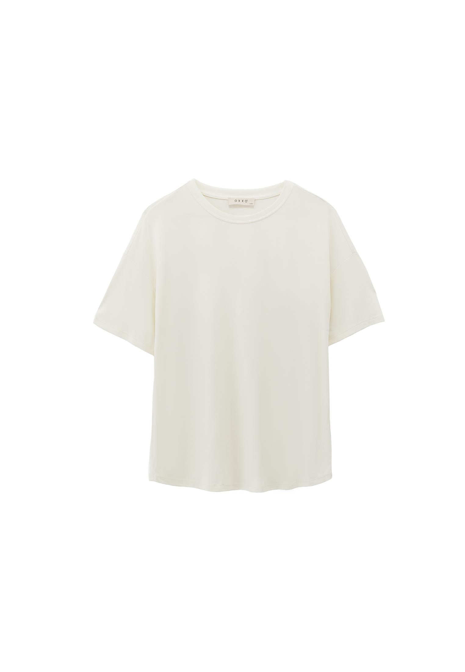 Standard Loose Short Sleeve T-Shirt - ICE MILK