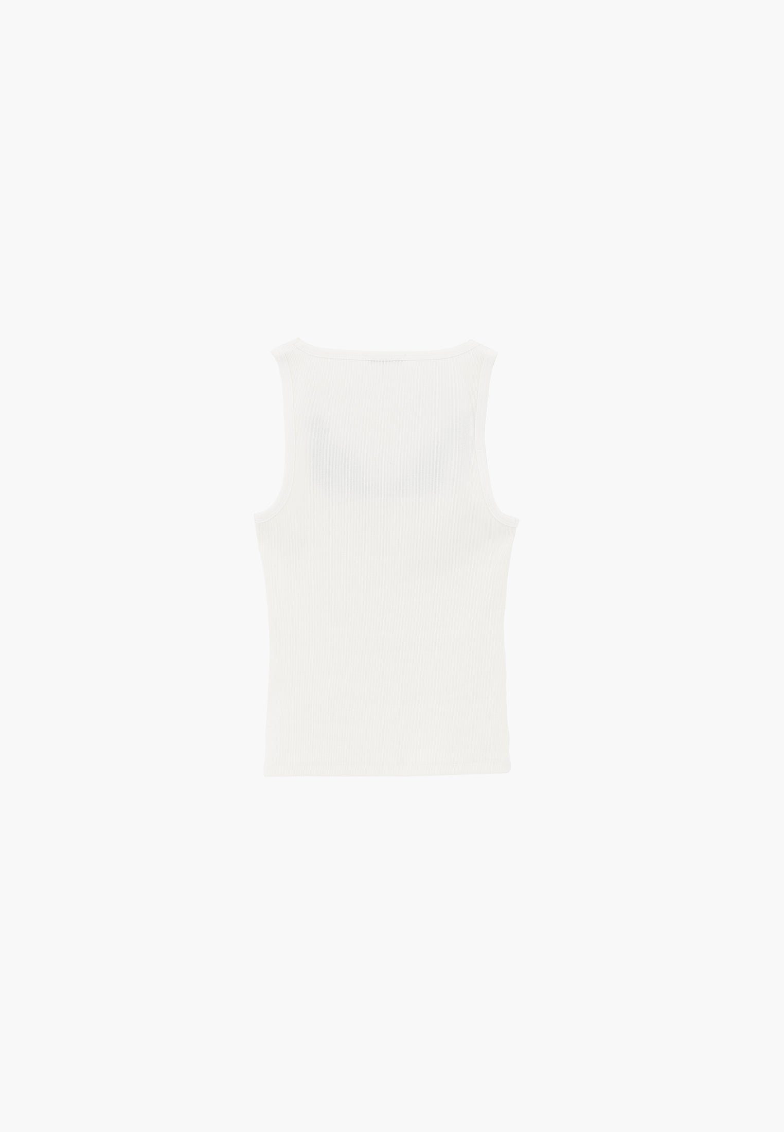 Square Neck Bodycon Tank Top - ICE MILK