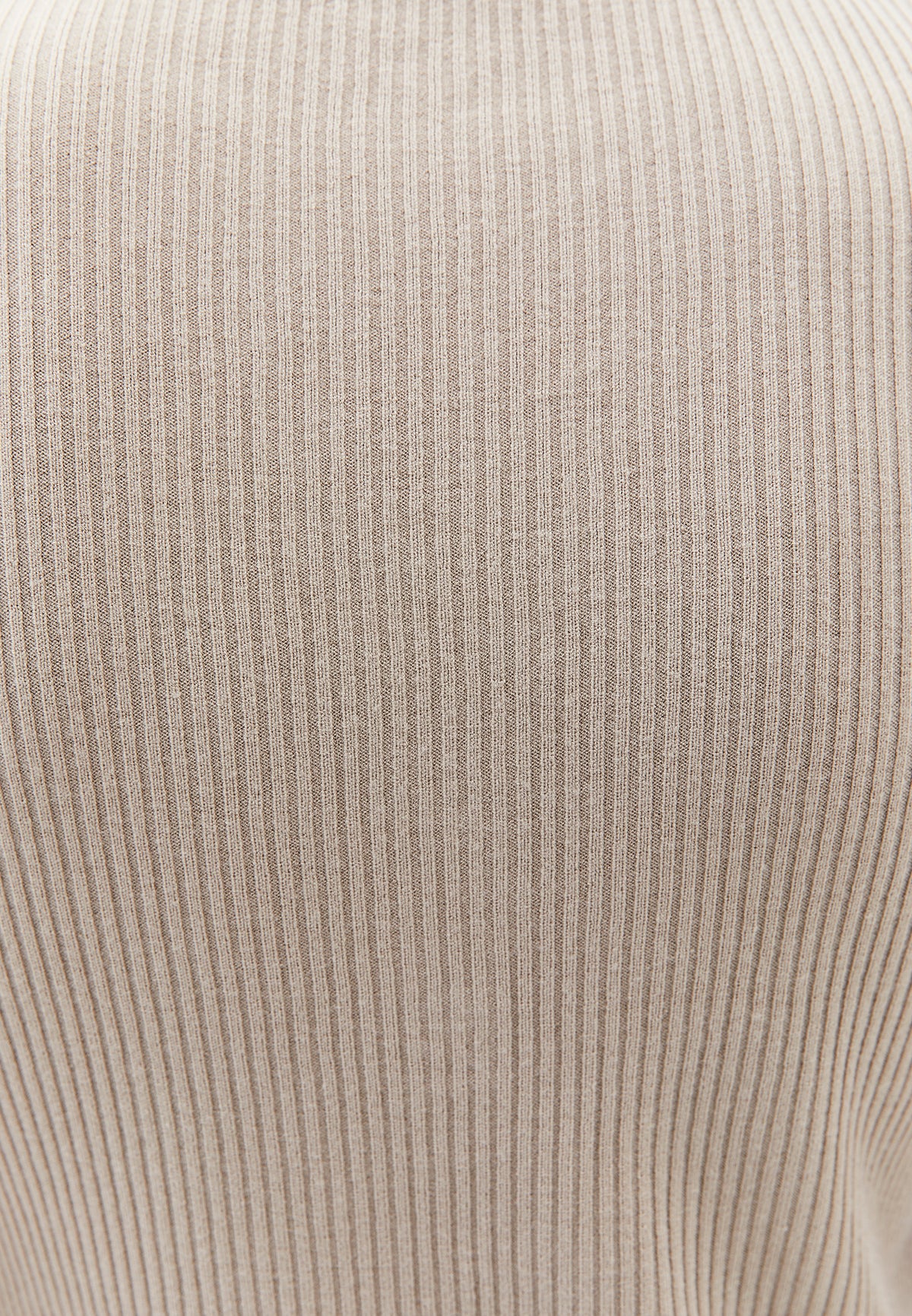 Comfortable Crew Neck T-Shirt - FEATHER GRAY / ICE MILK