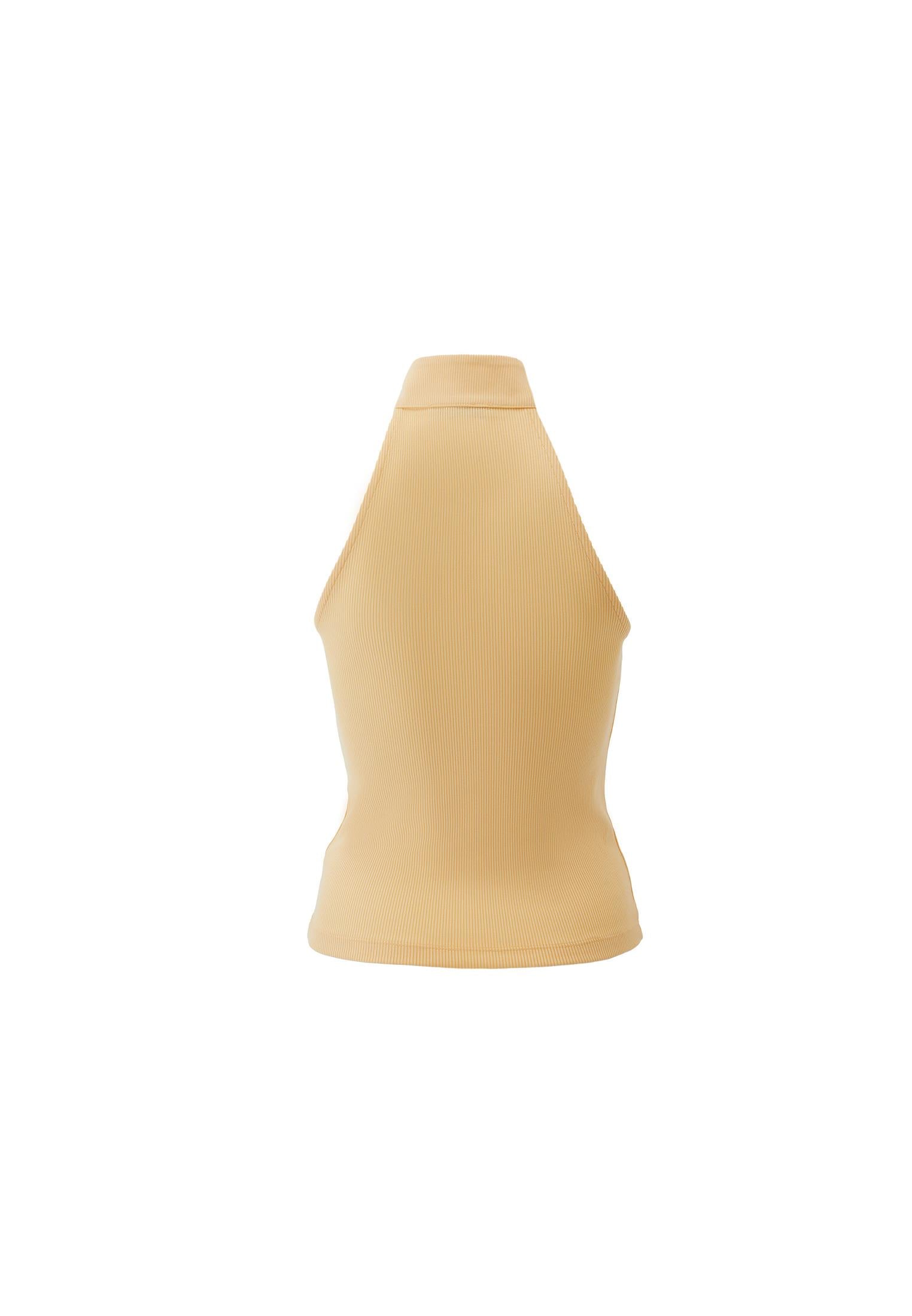 Sleeveless Blouse With High Collar And Buckle - IMPALA