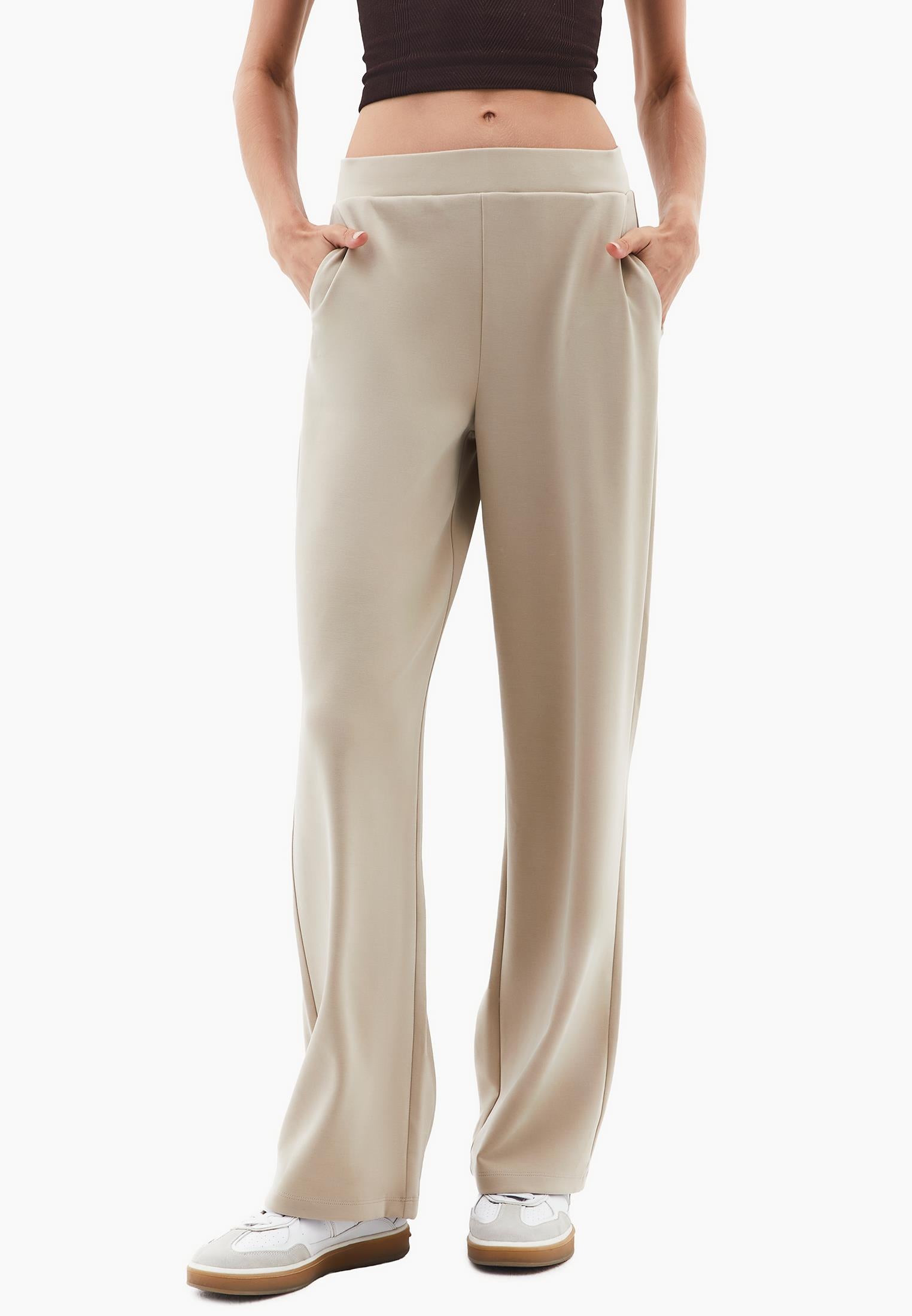 High Waist Modal Pants - ISLAND FOSSIL
