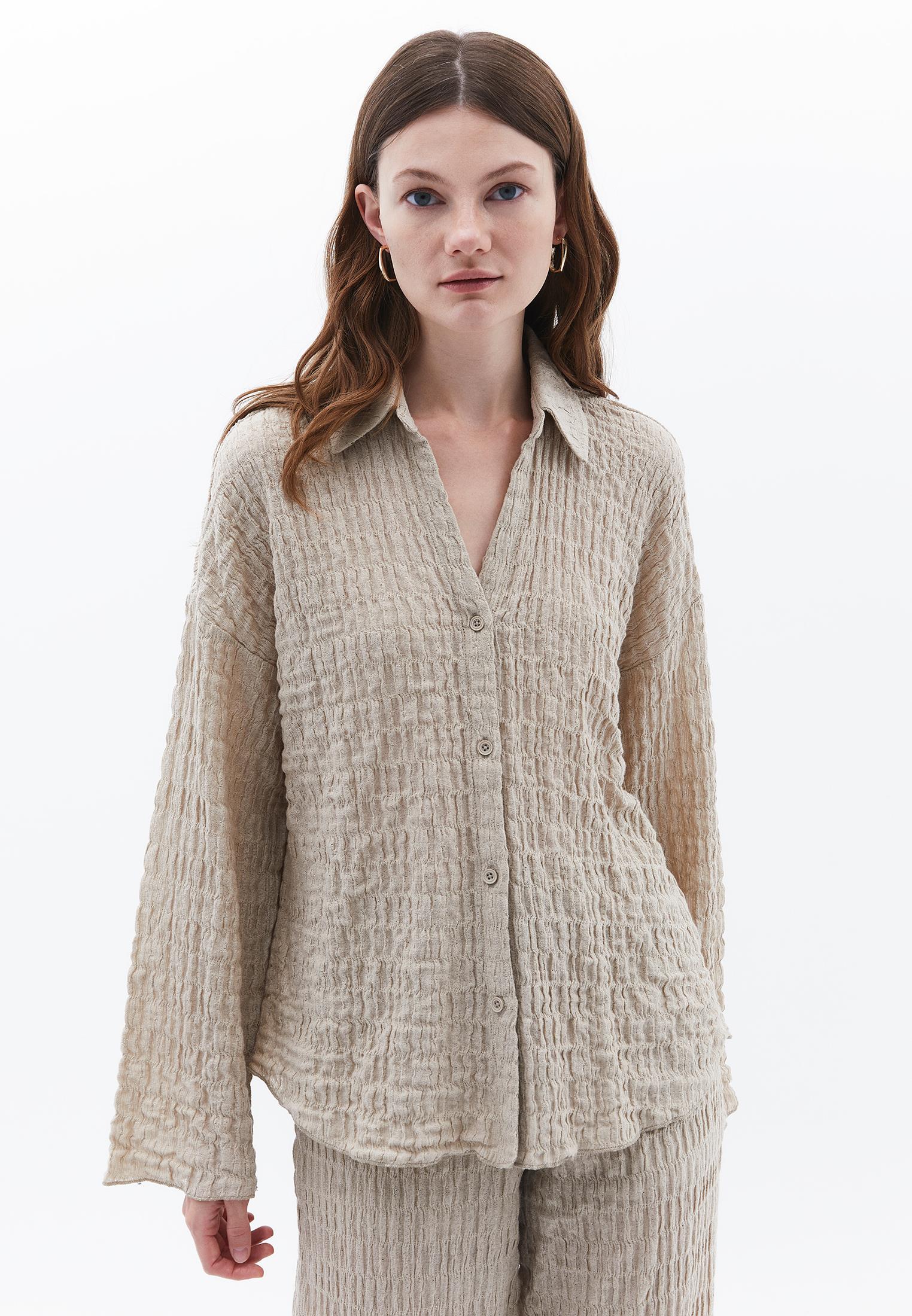 Oversize Shirt - ISLAND FOSSIL