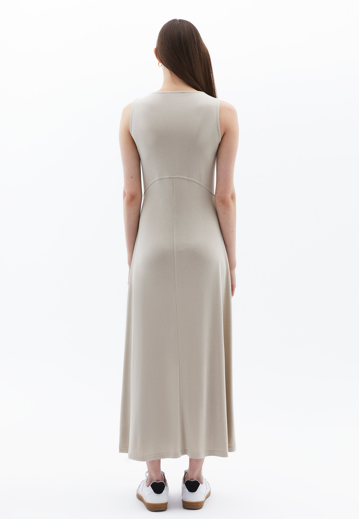 A Line Midi Dress - ISLAND FOSSIL