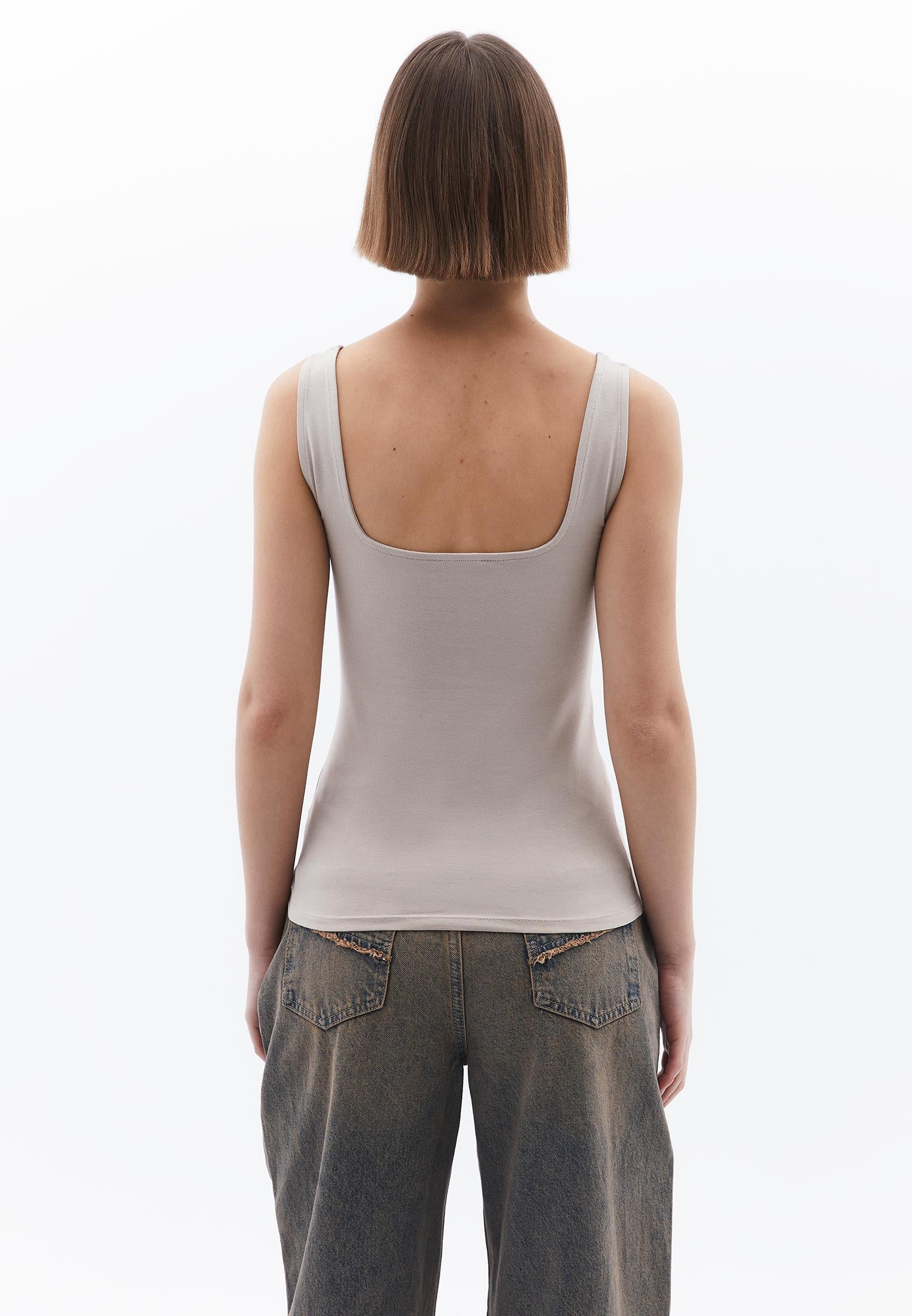 Square Neck Tank Top - ISLAND FOSSIL