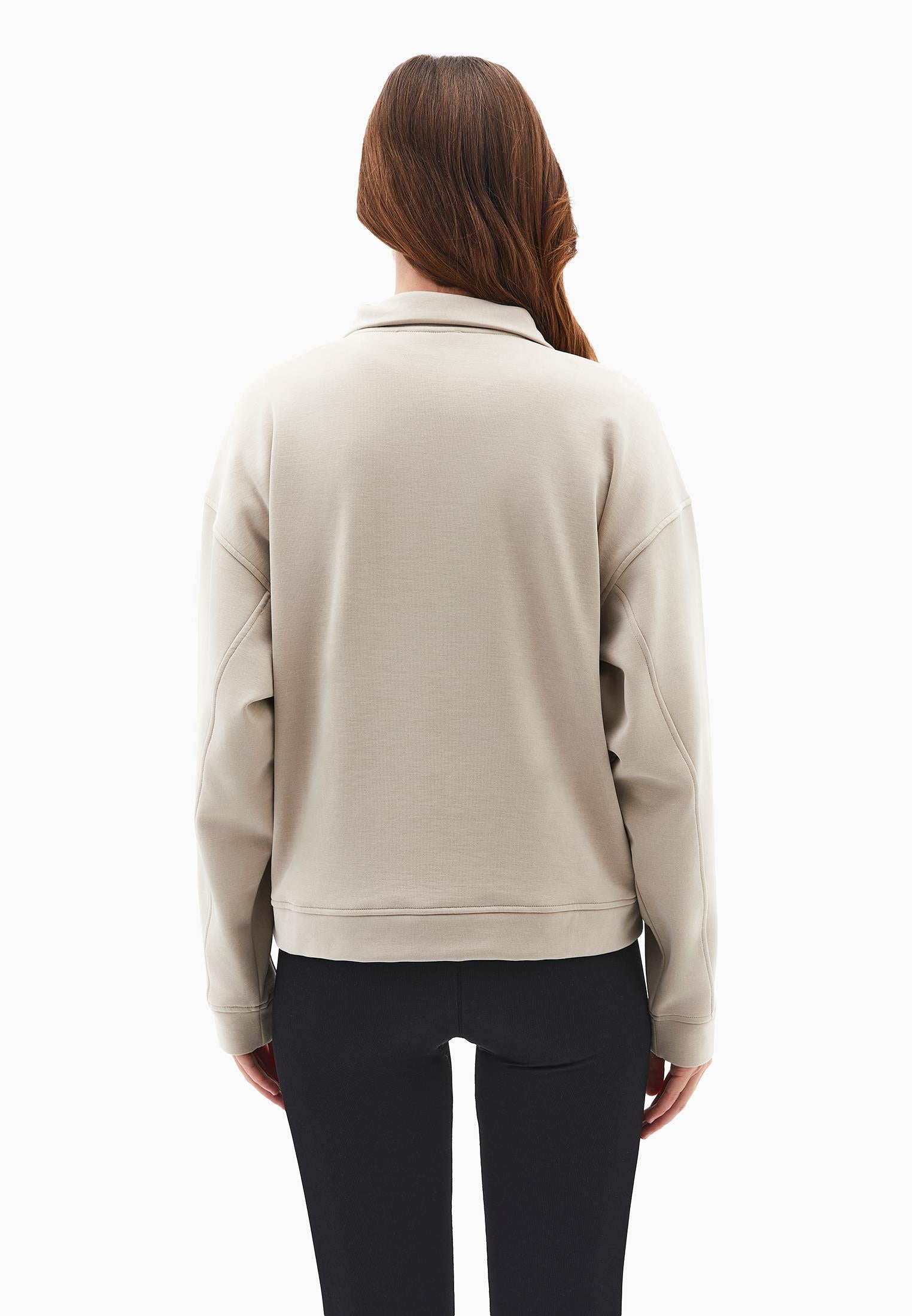 High Neck Sweatshirt - ISLAND FOSSIL