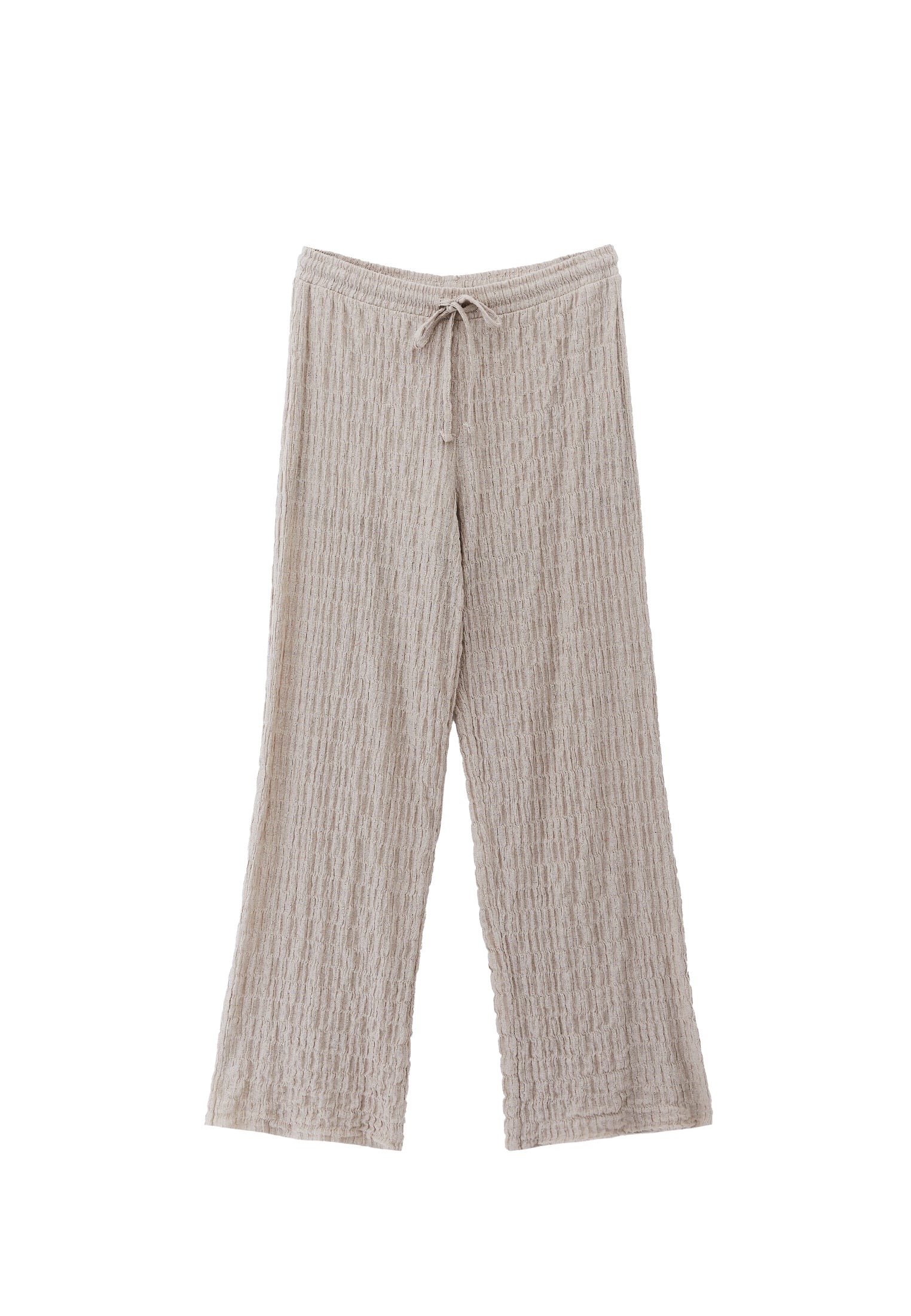 Wide Leg Cotton Pants - ISLAND FOSSIL