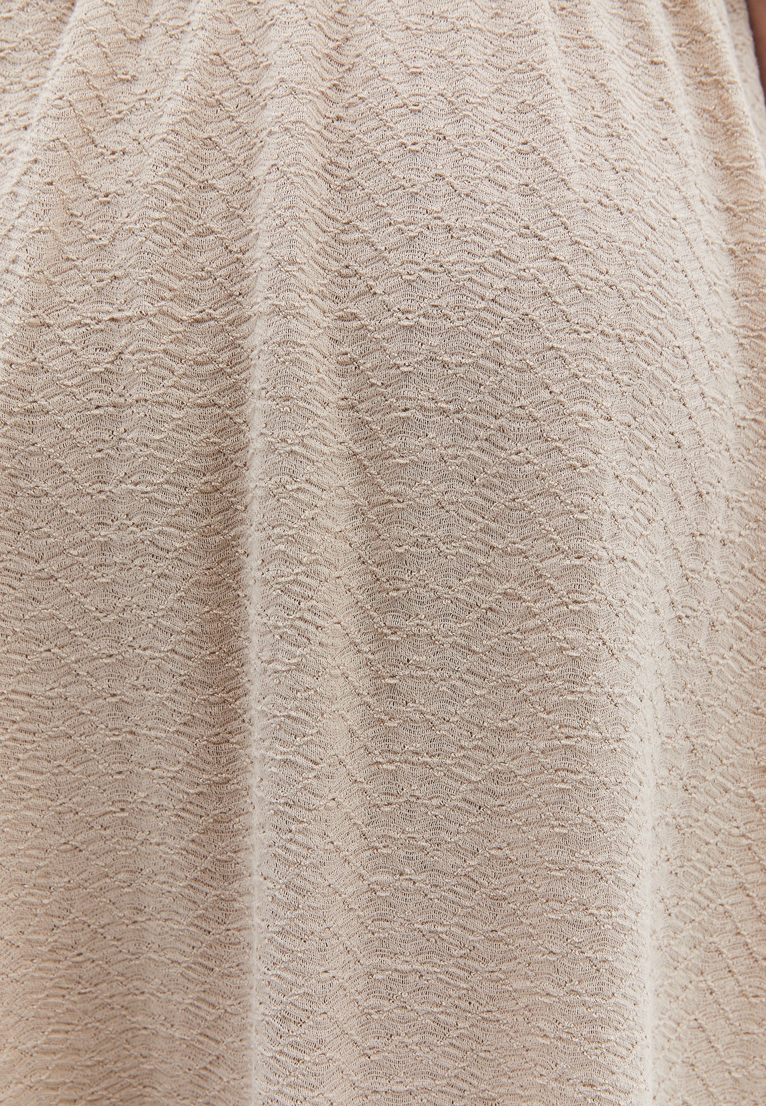 Off Shoulder Balloon Form Midi Dress - ISLAND FOSSIL