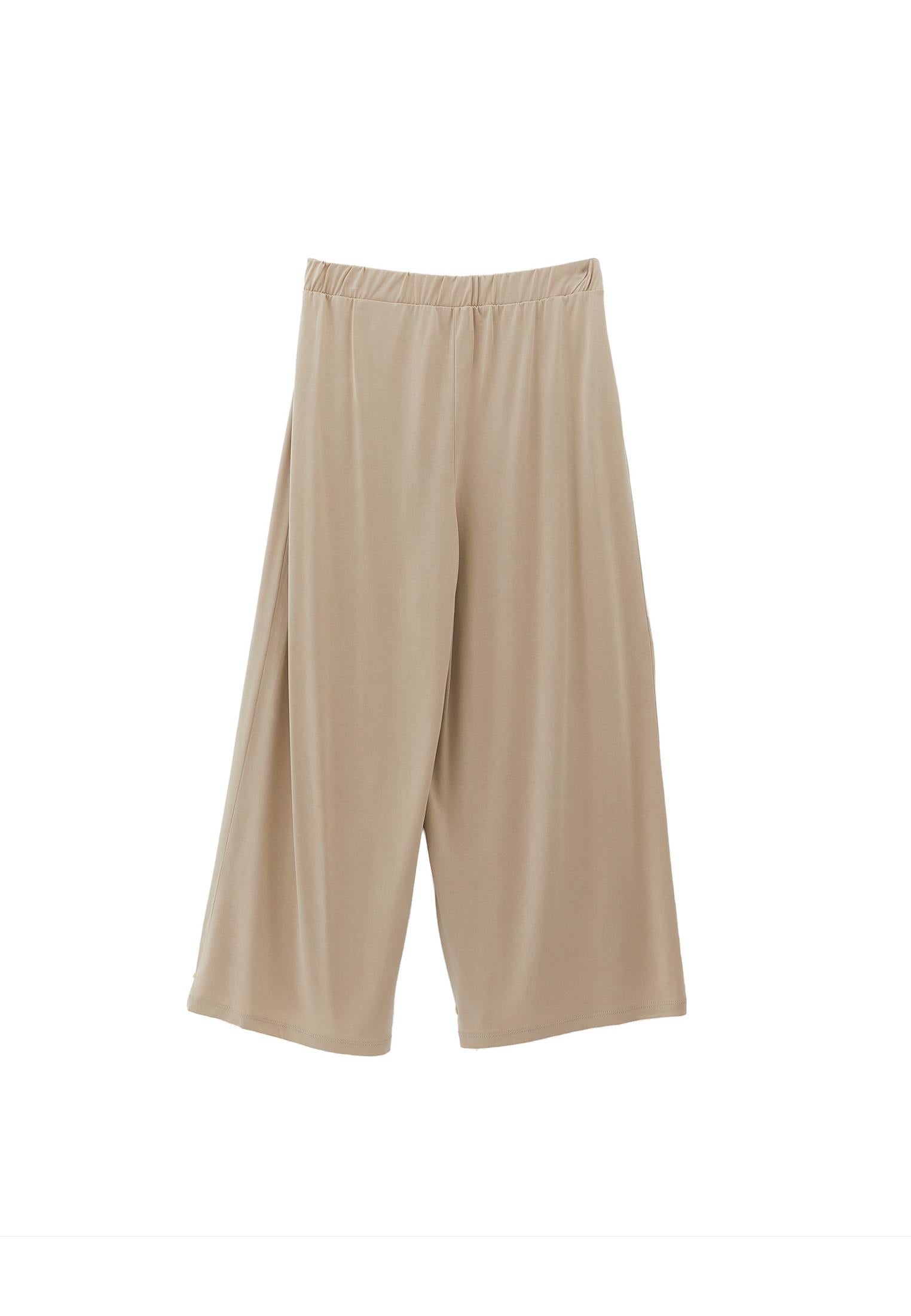 High Waist Wide Leg Pants - ISLAND FOSSIL