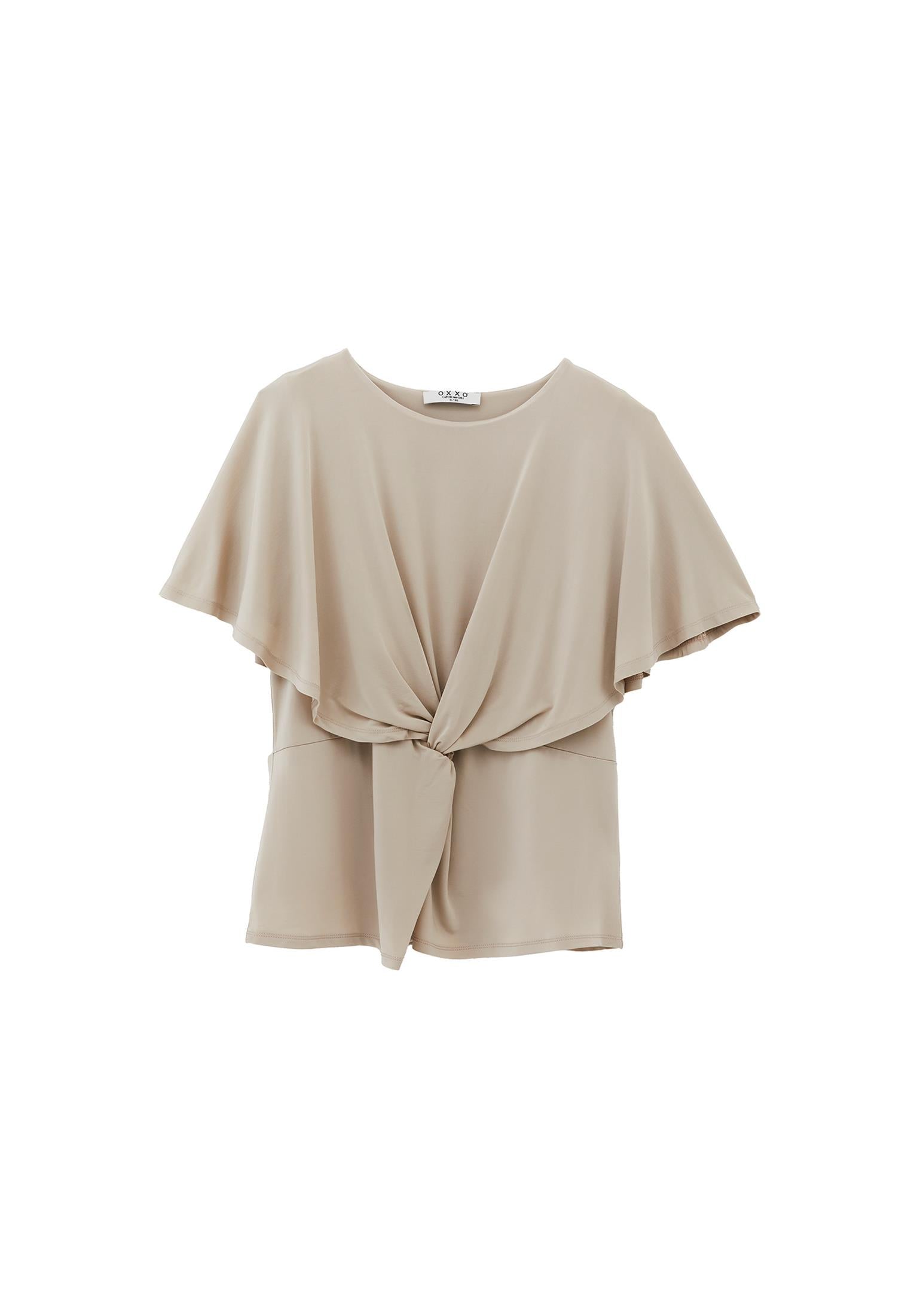 Sleeveless Crew Neck Blouse - ISLAND FOSSIL
