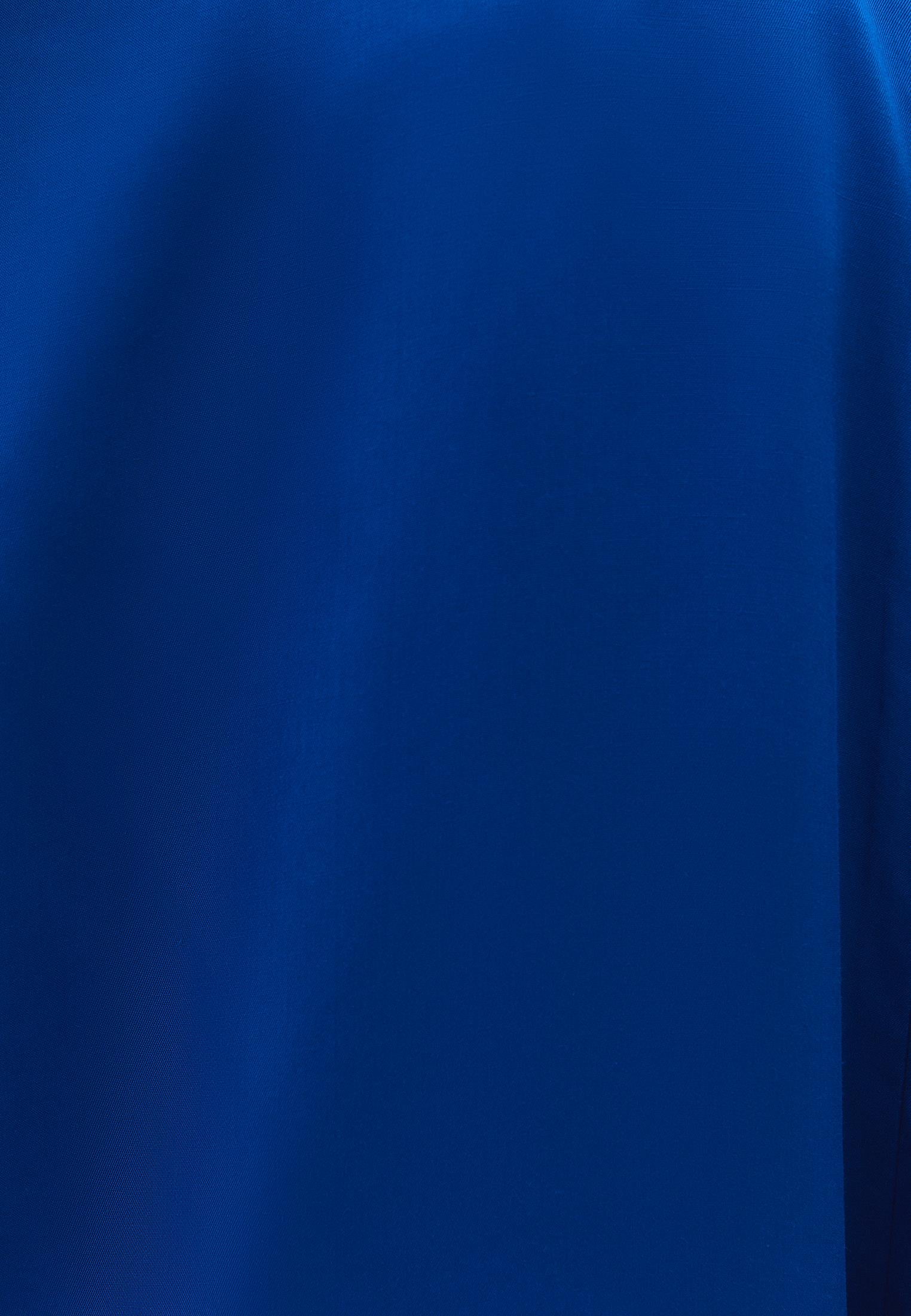 Oversize Dega Neck Asymmetric Midi Dress - LAPIS BLUE