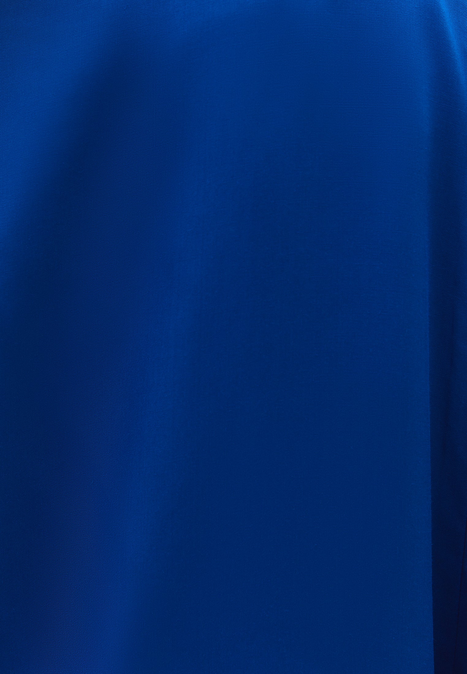 Oversize Dega Neck Asymmetric Midi Dress - LAPIS BLUE