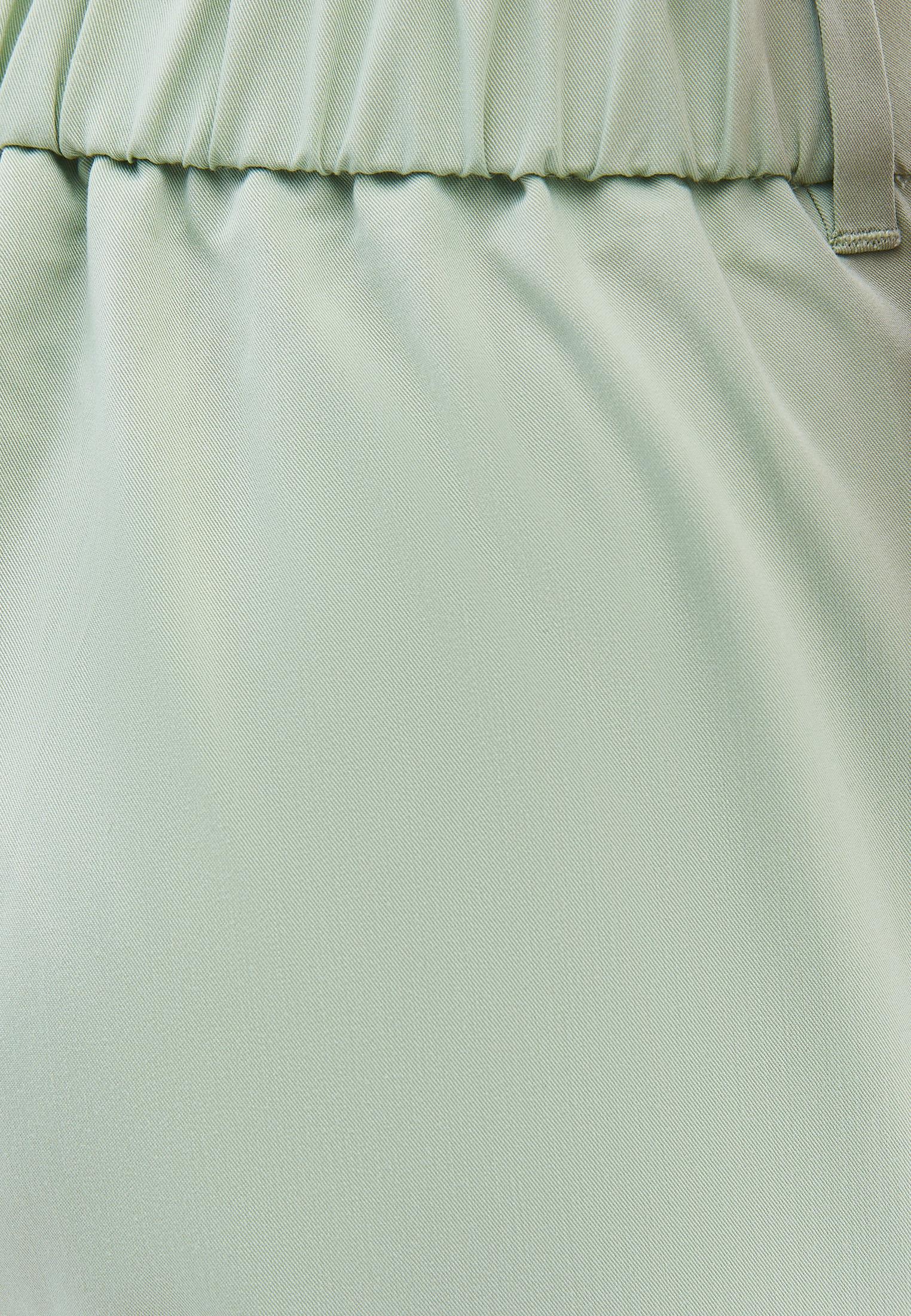 Pleated Straight Leg Pants - LAUREL GREEN