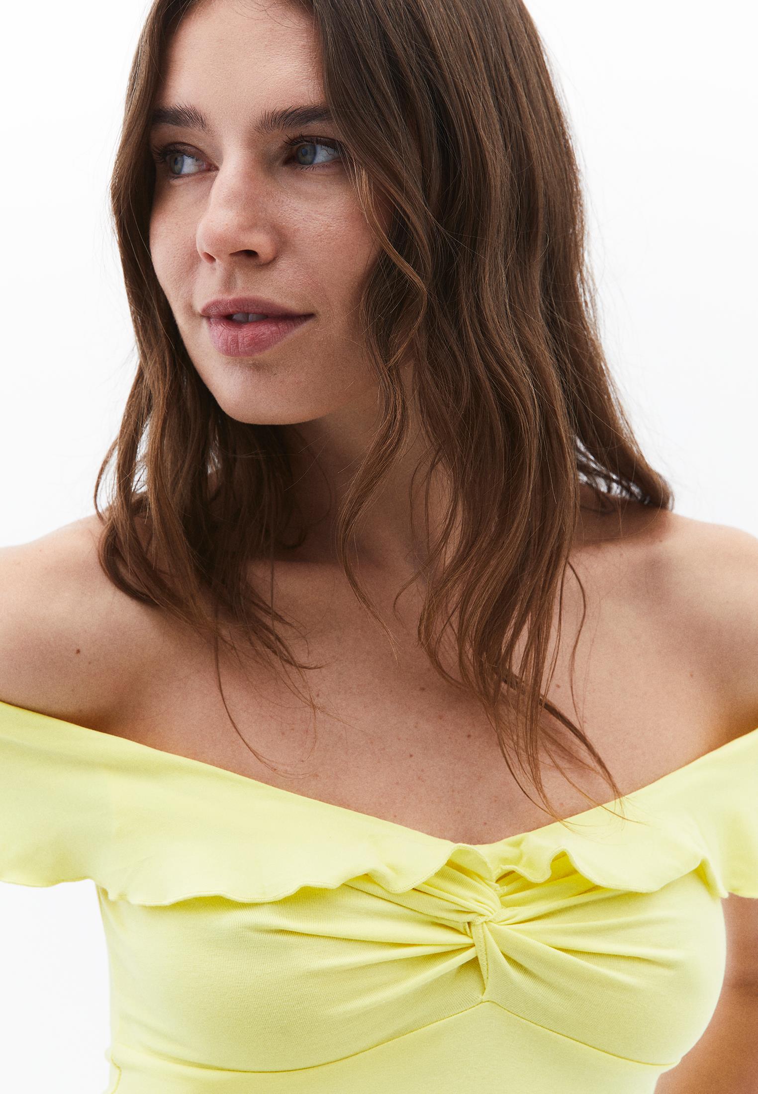 Off Shoulder Modal Blouse - LEMON VERBENA