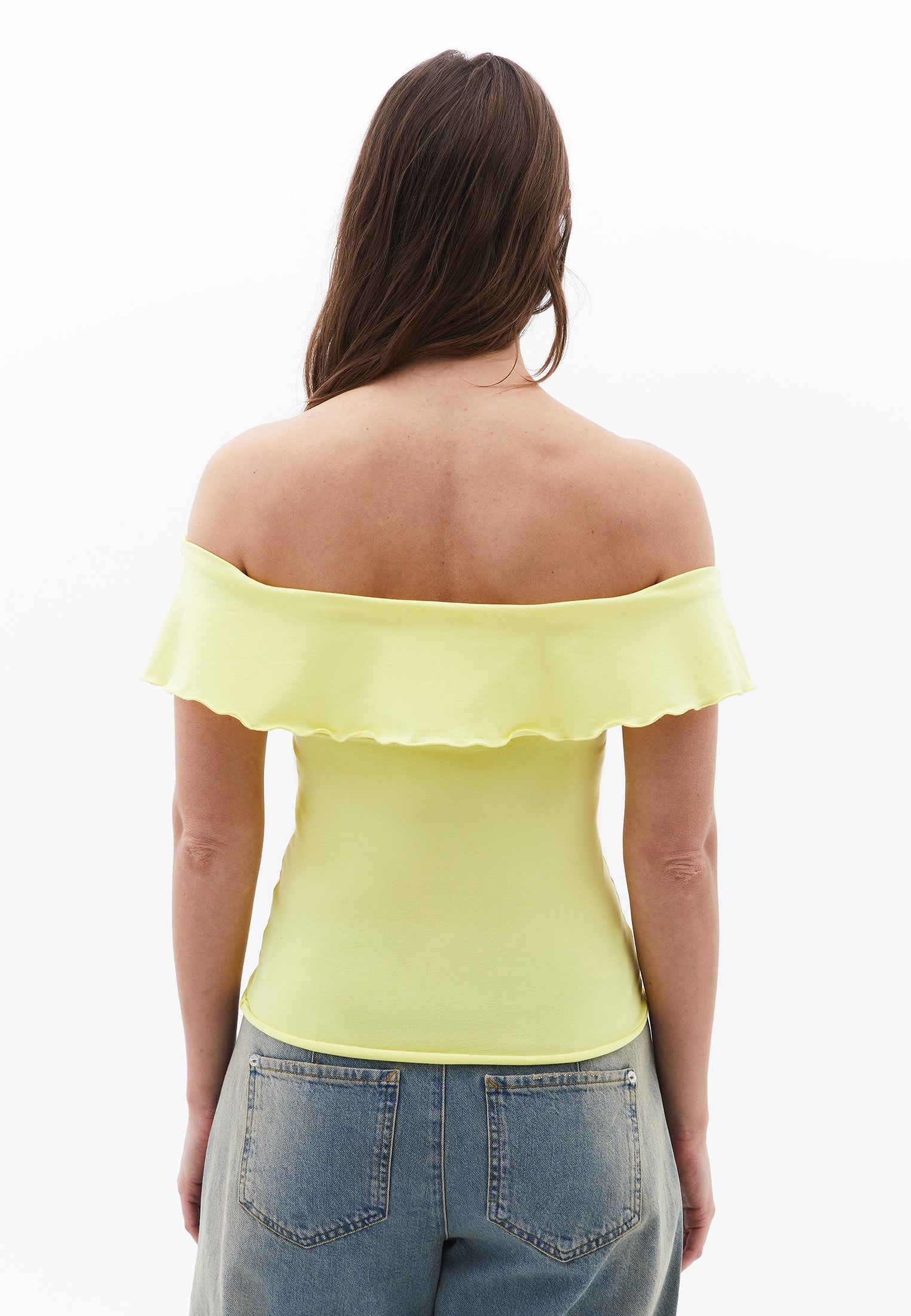Off Shoulder Modal Blouse - LEMON VERBENA
