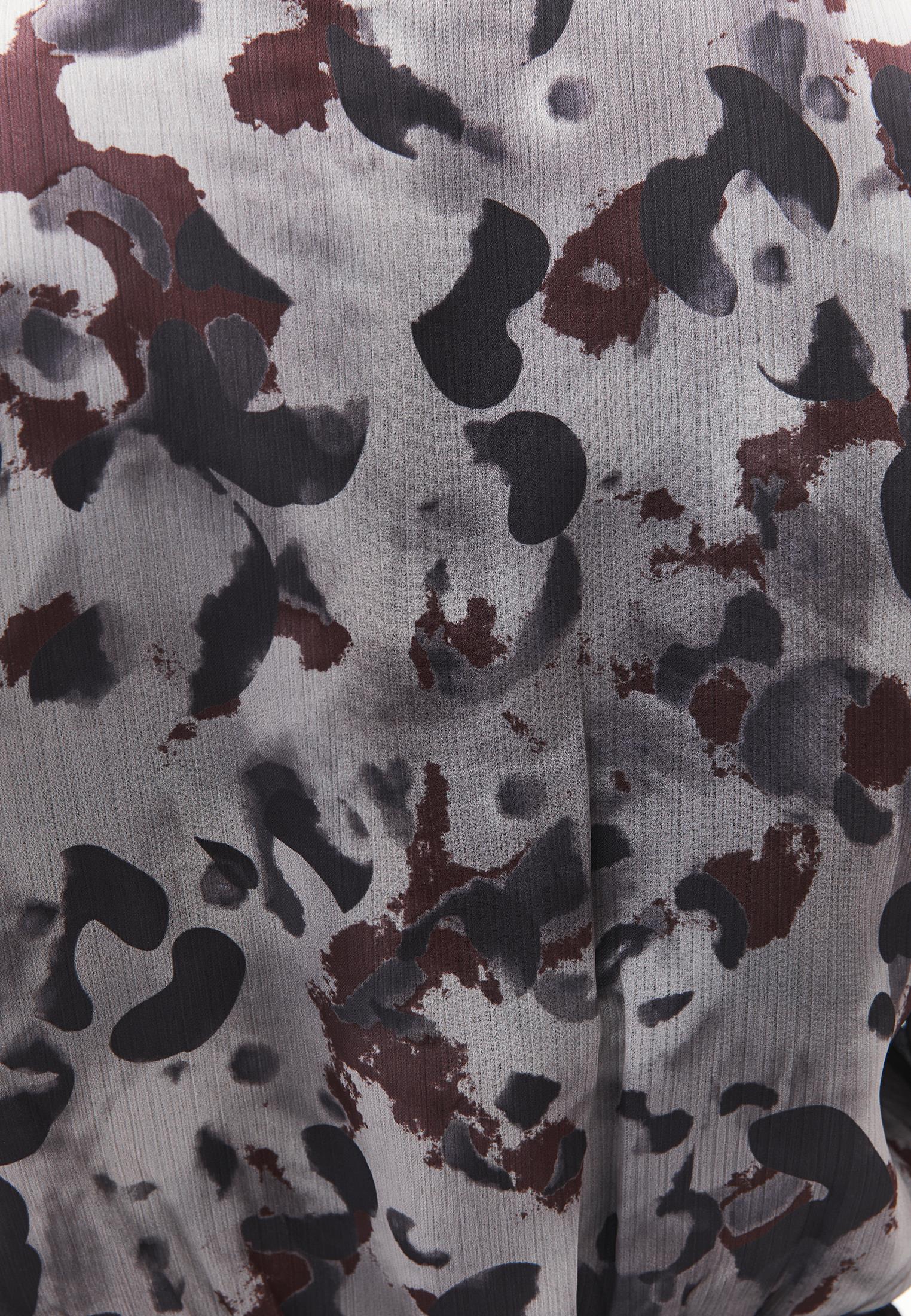 Printed Chiffon Dress - LEO PRINT