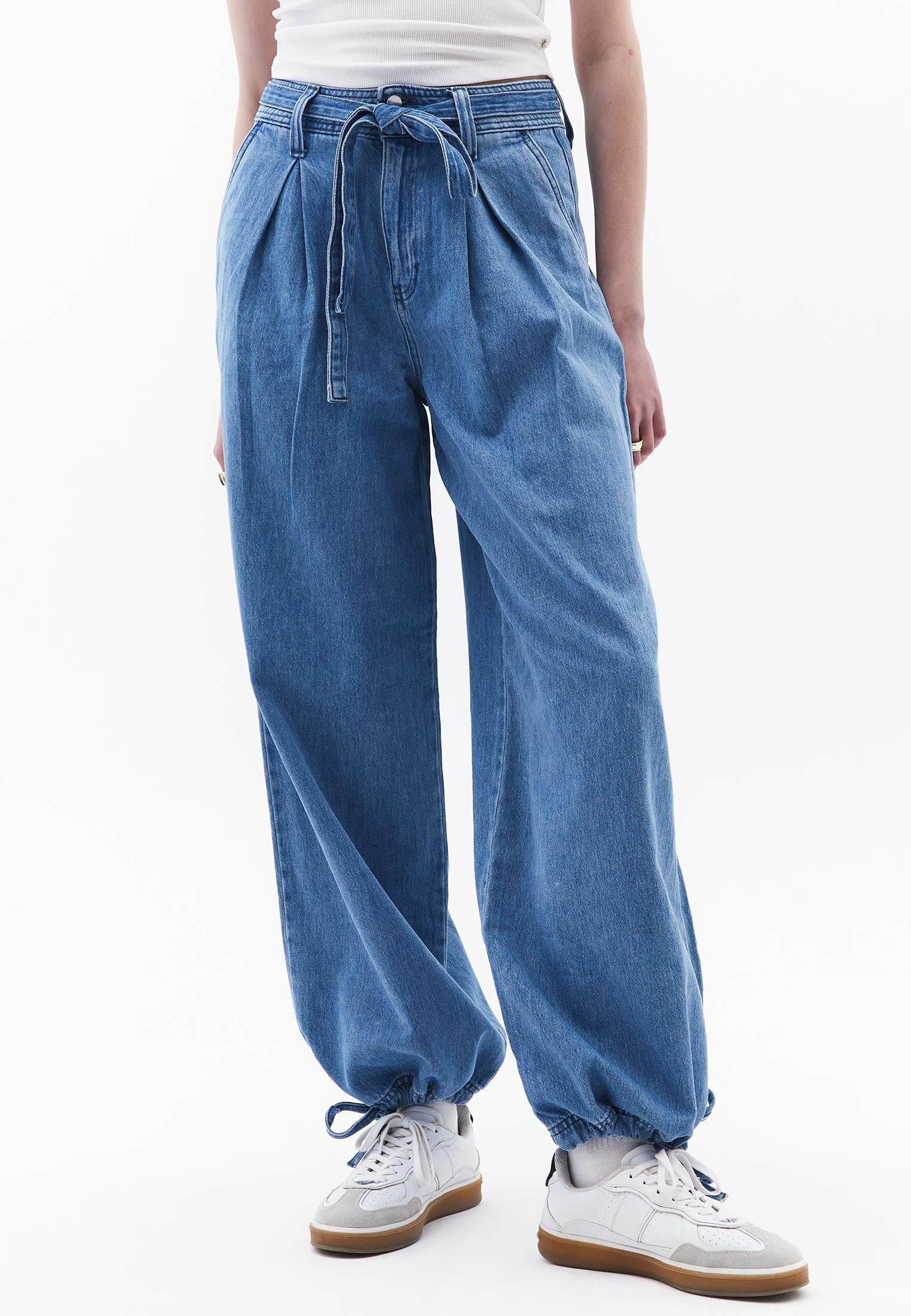 Balloon Pants - LIGHT BLUE DENIM