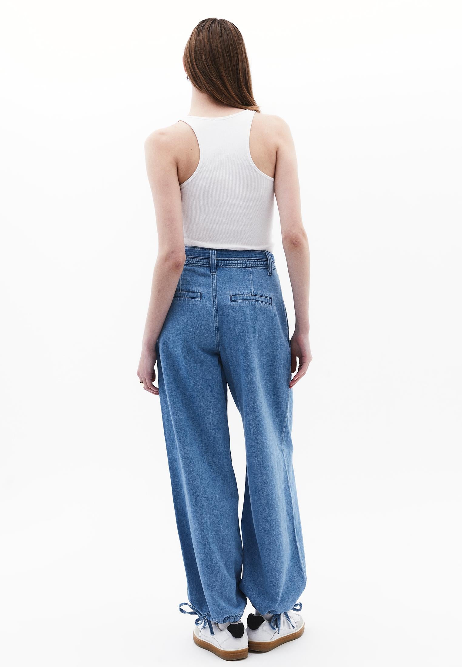 Balloon Pants - LIGHT BLUE DENIM