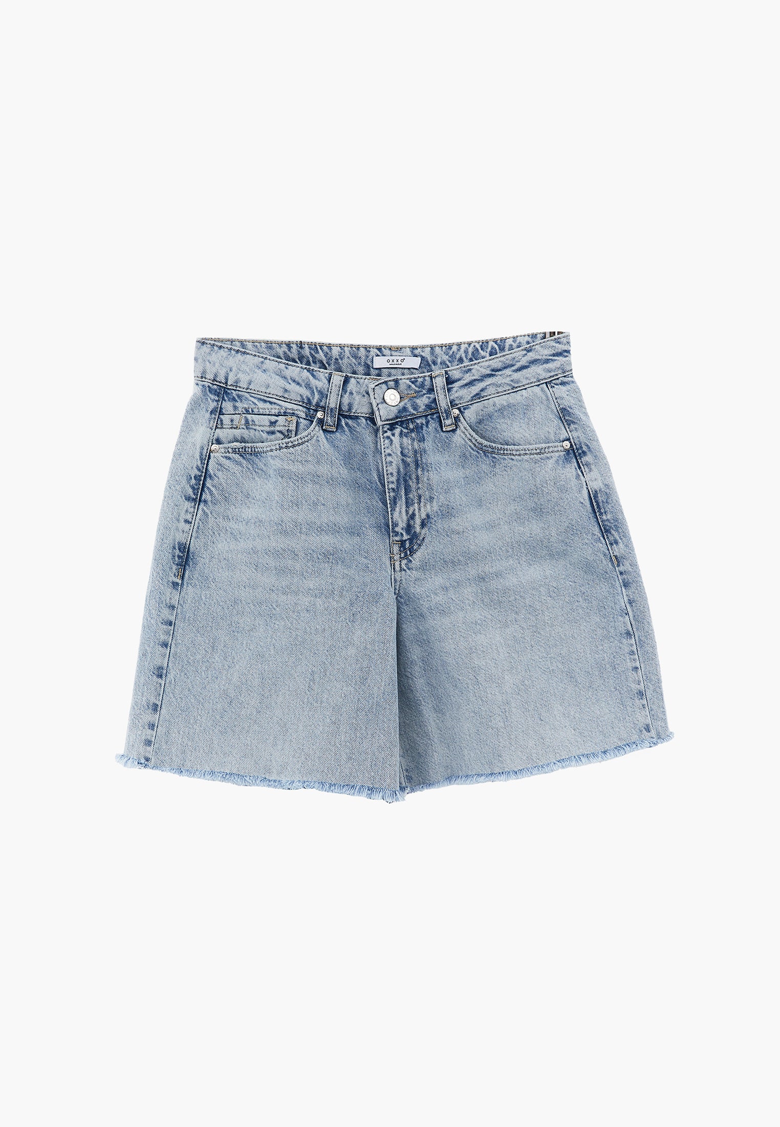Pocket Detailed Short Shorts - LIGHT BLUE DENIM