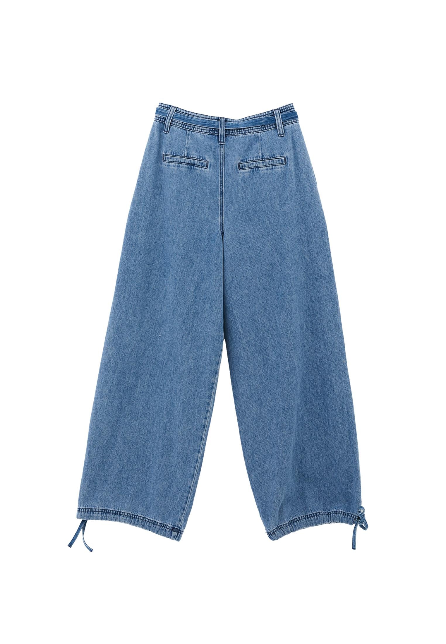 Balloon Pants - LIGHT BLUE DENIM