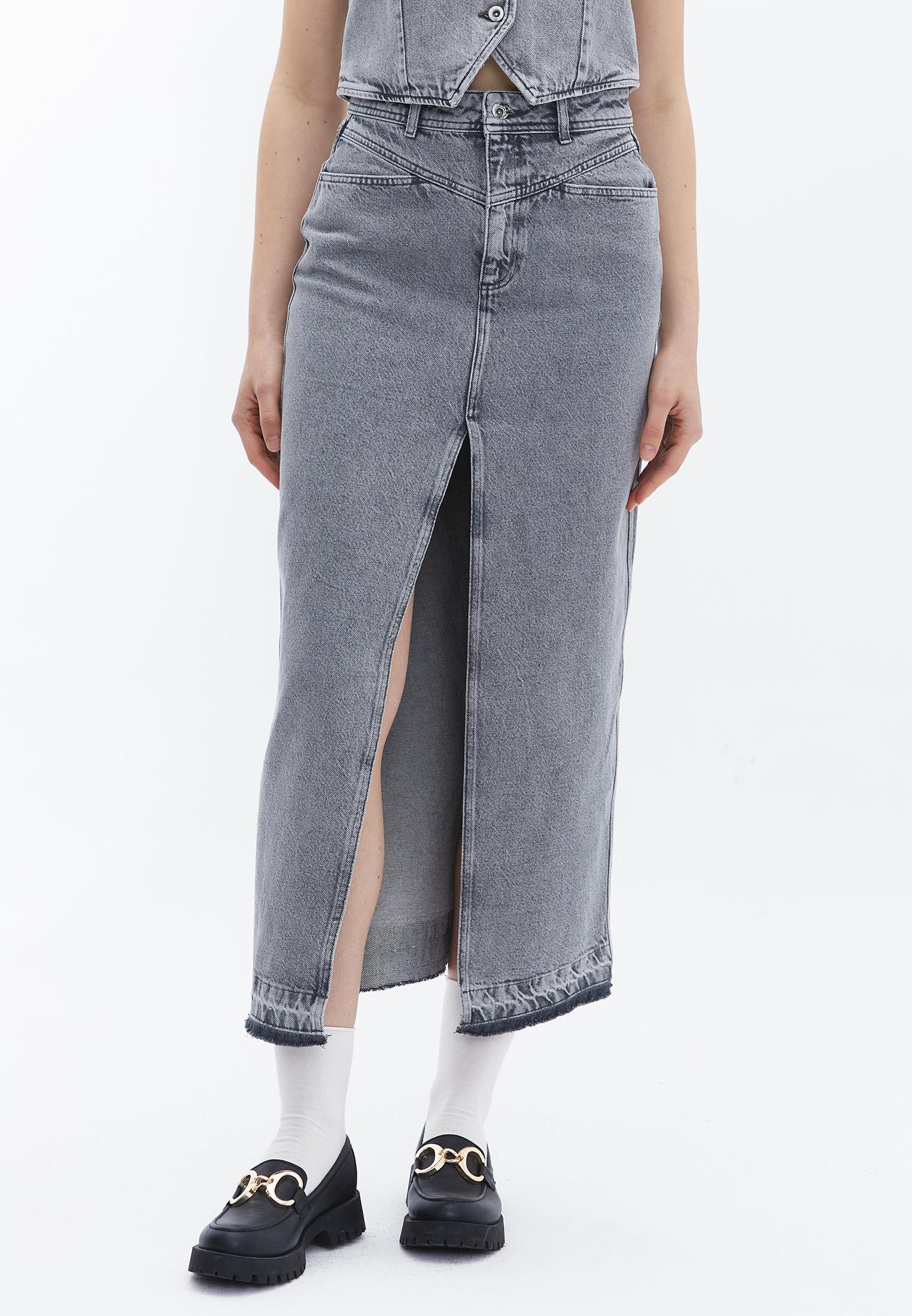 Maxi Skirt - LIGHT DENIM